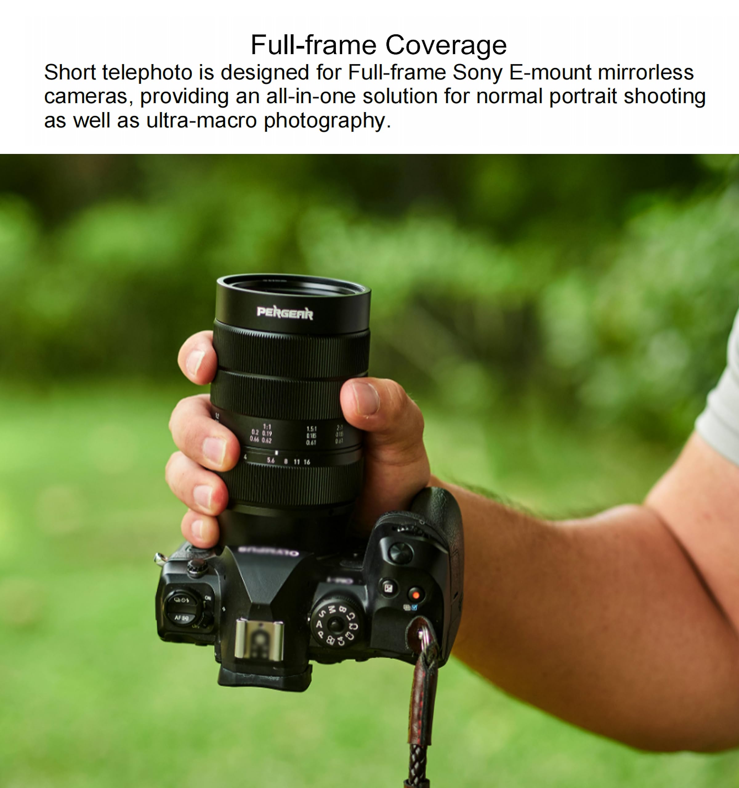 Amazon | PERGEAR 60mm F2.8 II マクロレンズ マニュアルフォーカス 2X