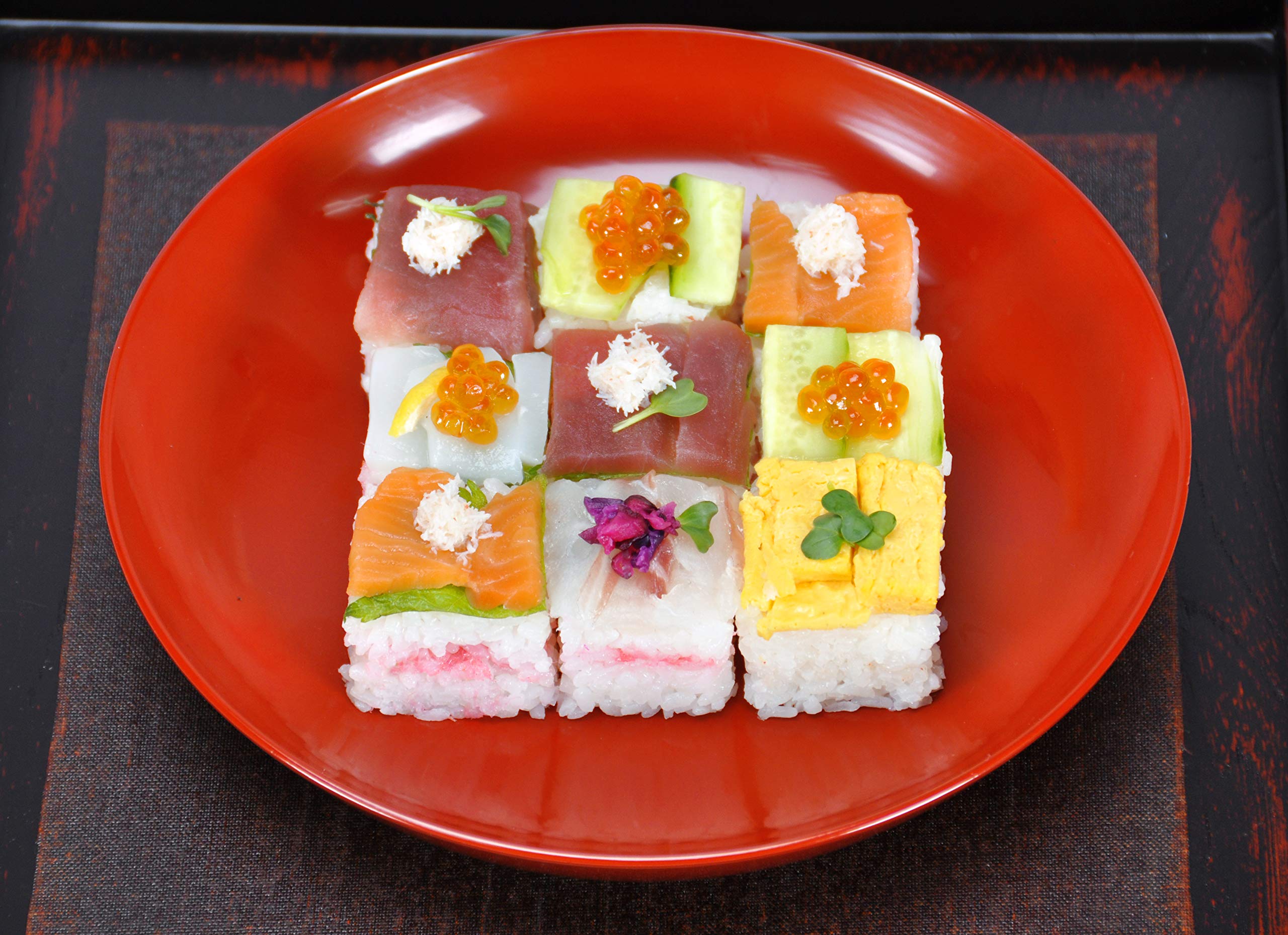 Amazon｜酒井産業 切溝付押し寿司器 5ツ切 国産 ひのき 料理 簡単 手軽