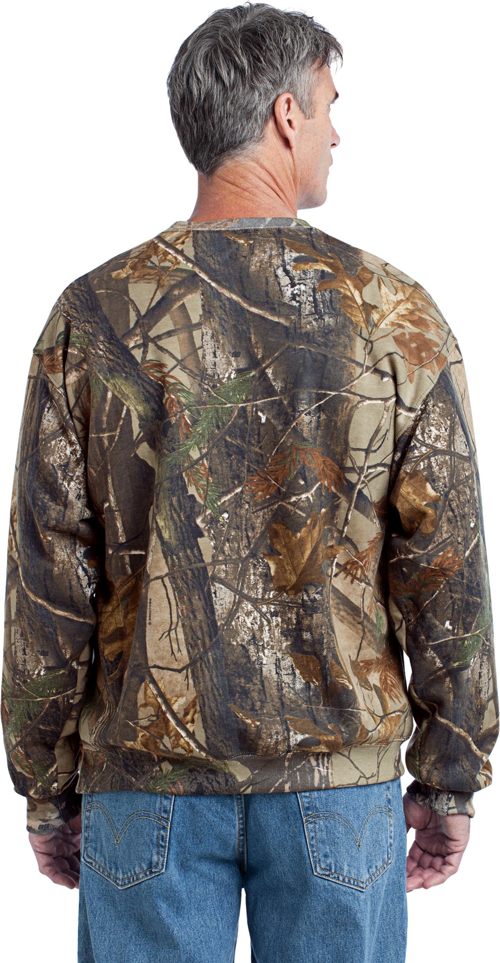 Amazon.co.jp: Russell Outdoor メンズ リアルツリー クルーネック