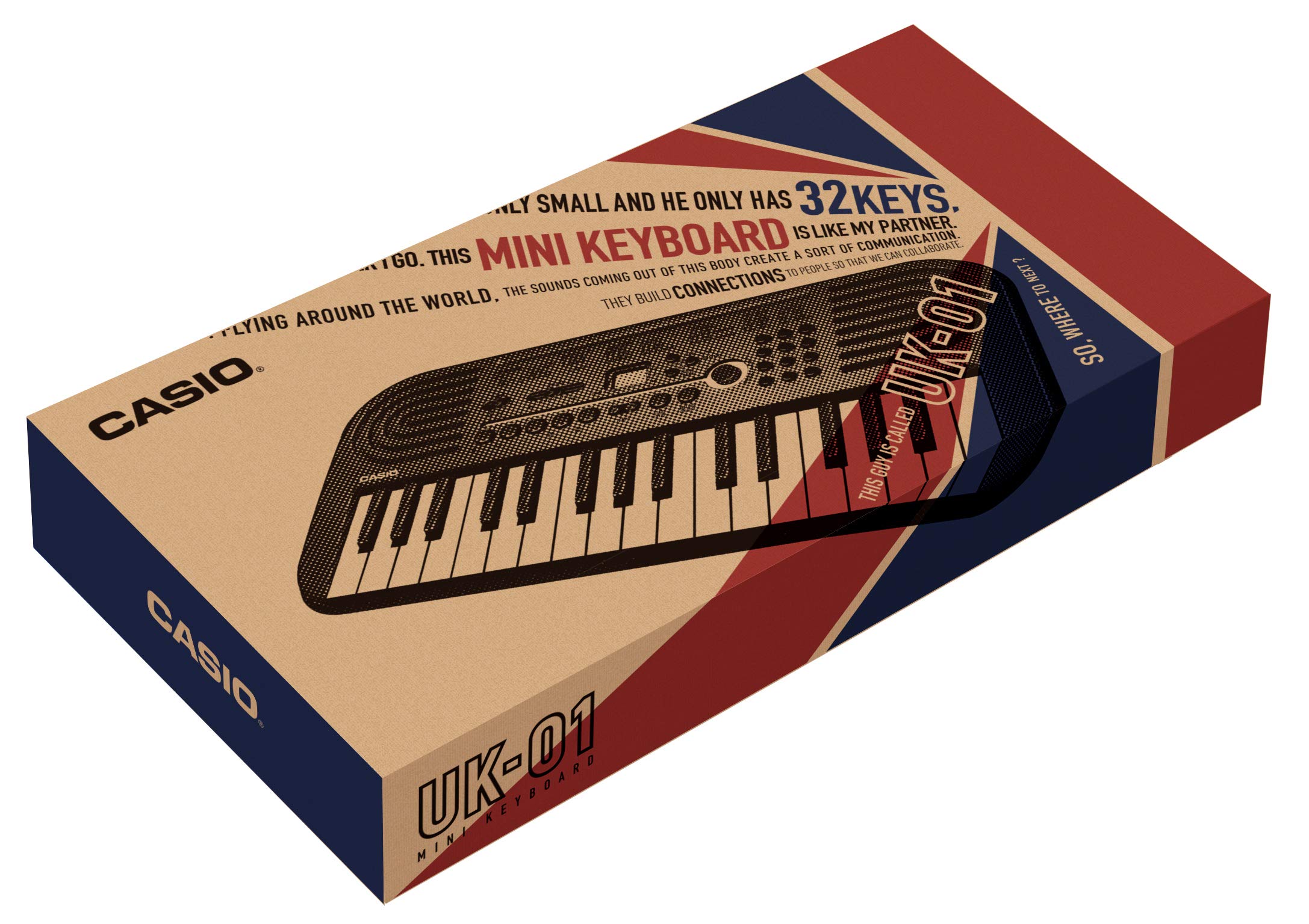 Amazon | CASIO(カシオ) 32ミニ鍵盤 電子キーボード UK-01 [ミニ