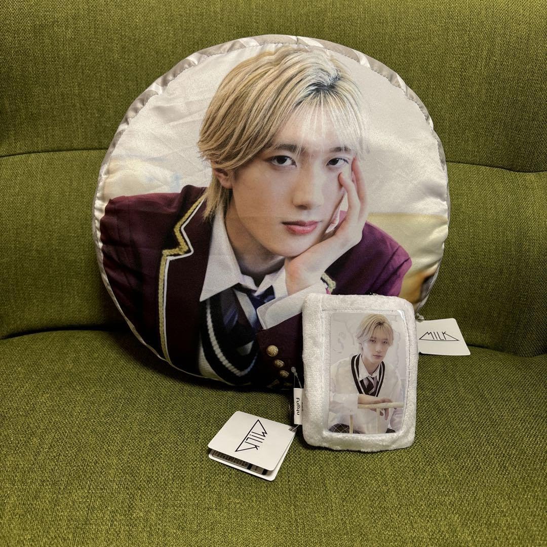 Amazon.co.jp: M!LK 山中柔太朗 ラウンドクッション フォトカード付