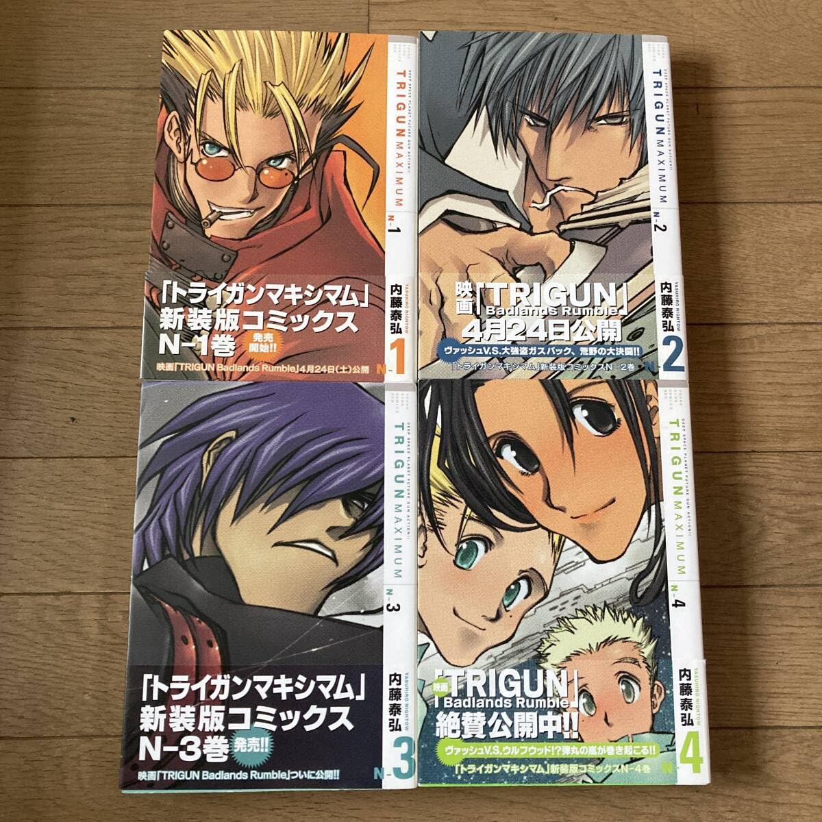 TRIGUN トライガン展 内藤康弘自選 カラーポートフォリオ 36枚セット