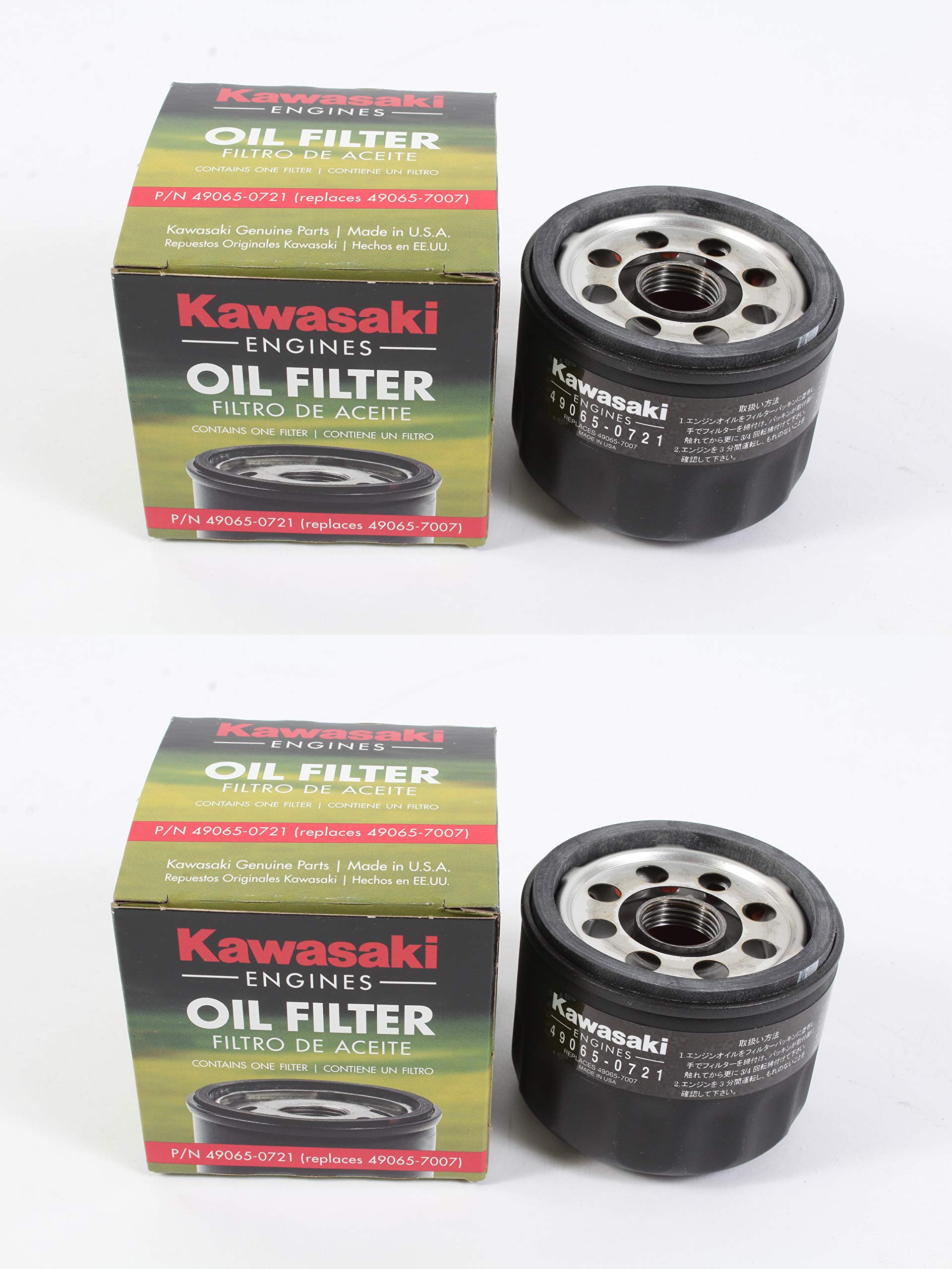 Amazon.co.jp: Kawasaki 49065-7007 オイルフィルター (2パック) 2