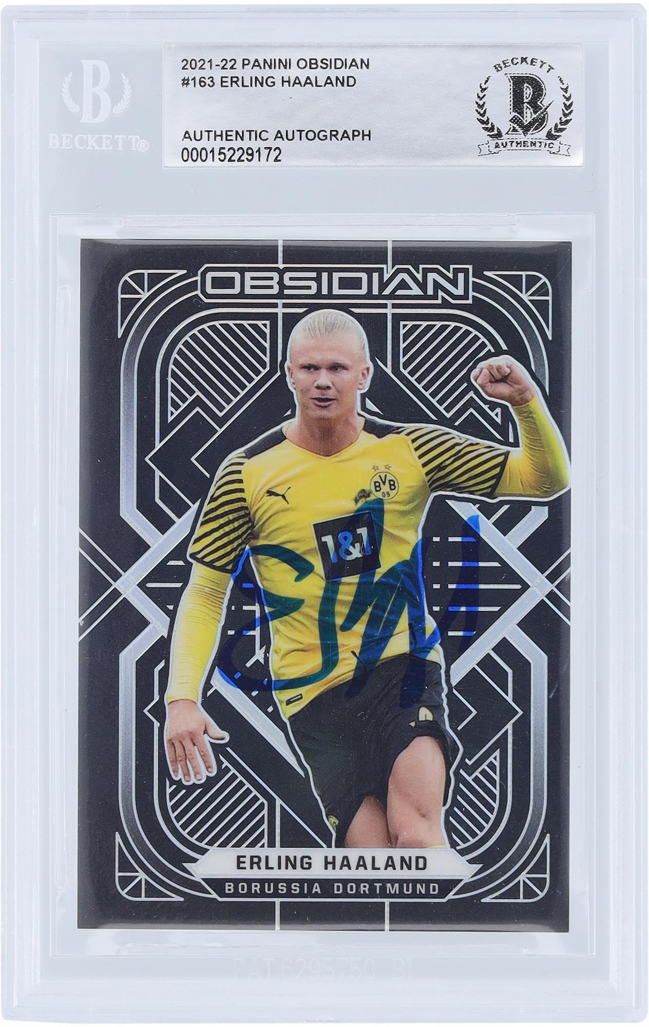 Amazon.com: Erling Haaland Borussia Dortmund Autographed 2021-22