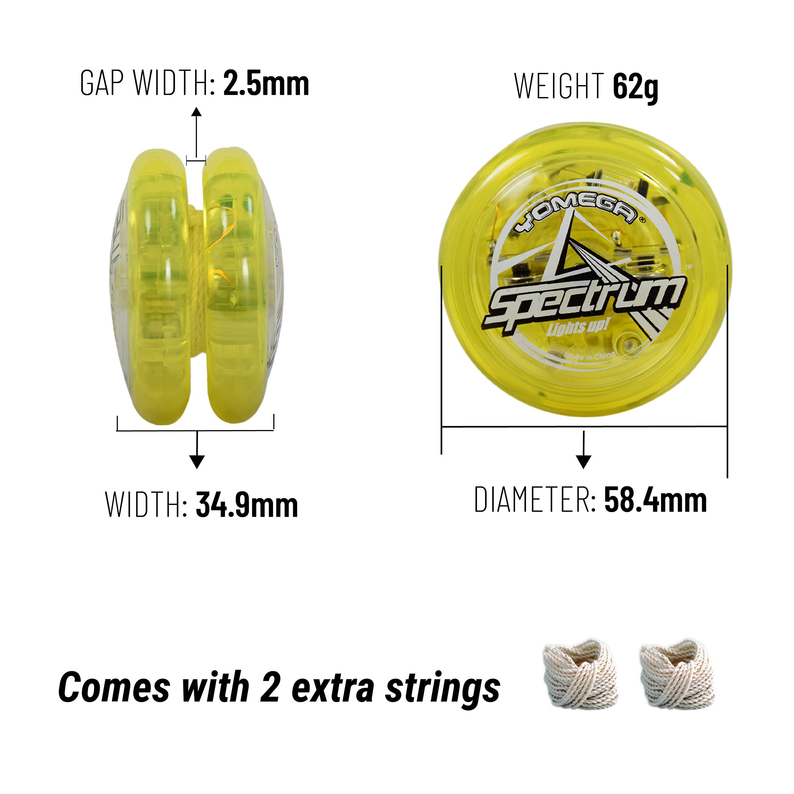 Amazon.com: Yomega Spectrum – Light up Fireball Transaxle YoYo