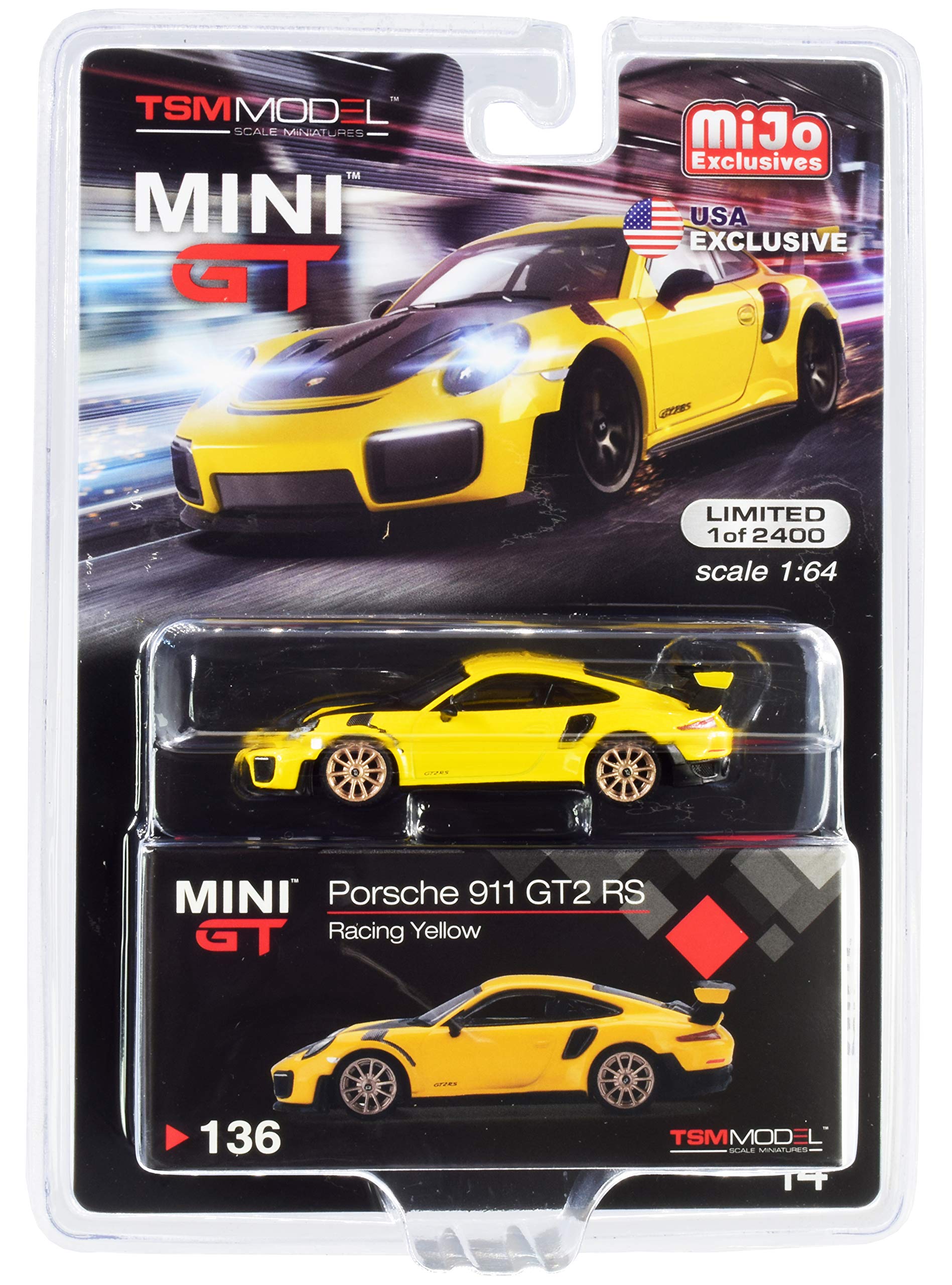 MINIGT PORSCHE 911 GT2 RS Racing yellow