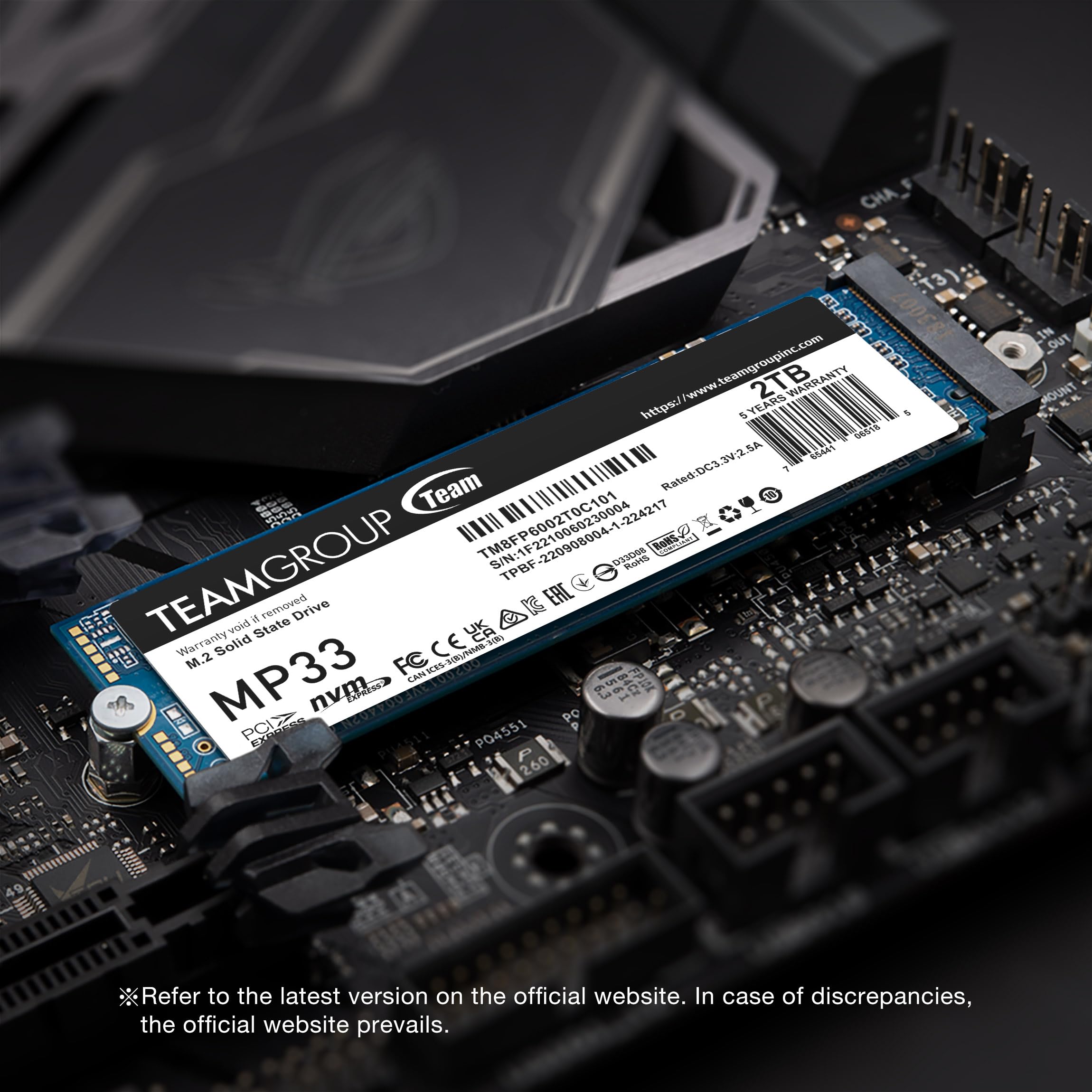 Amazon.com: TEAMGROUP MP33 1TB SLC Cache 3D NAND TLC NVMe 1.3 PCIe