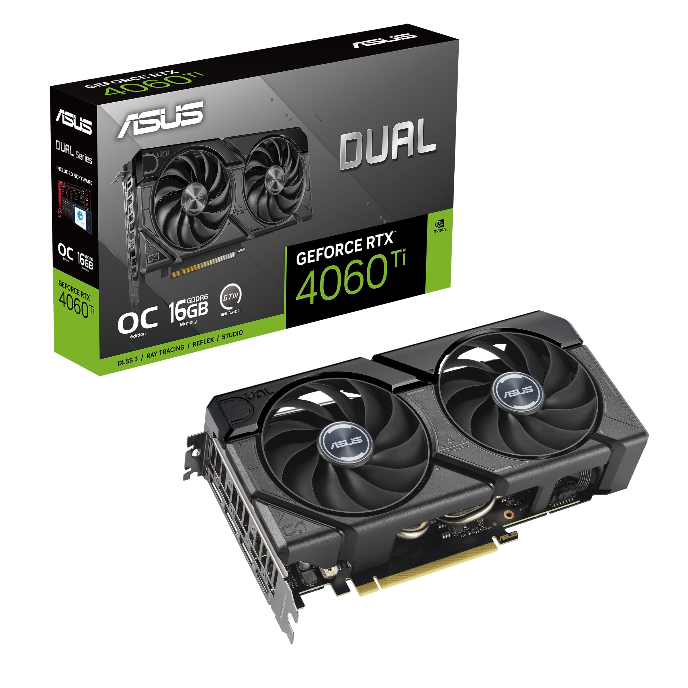 Amazon | ASUS Dual GeForce RTX™ 4060 Ti EVO OC Edition 16GB GDDR6