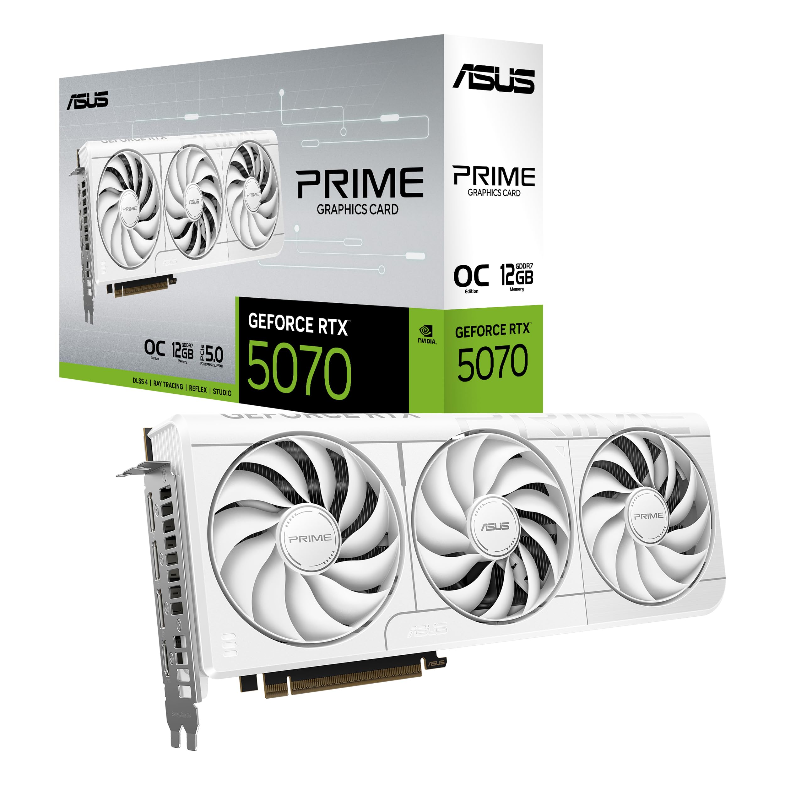 Amazon.com: ASUS Prime -Rtx5070-O12G-White Nvidia Geforce RTX 5070
