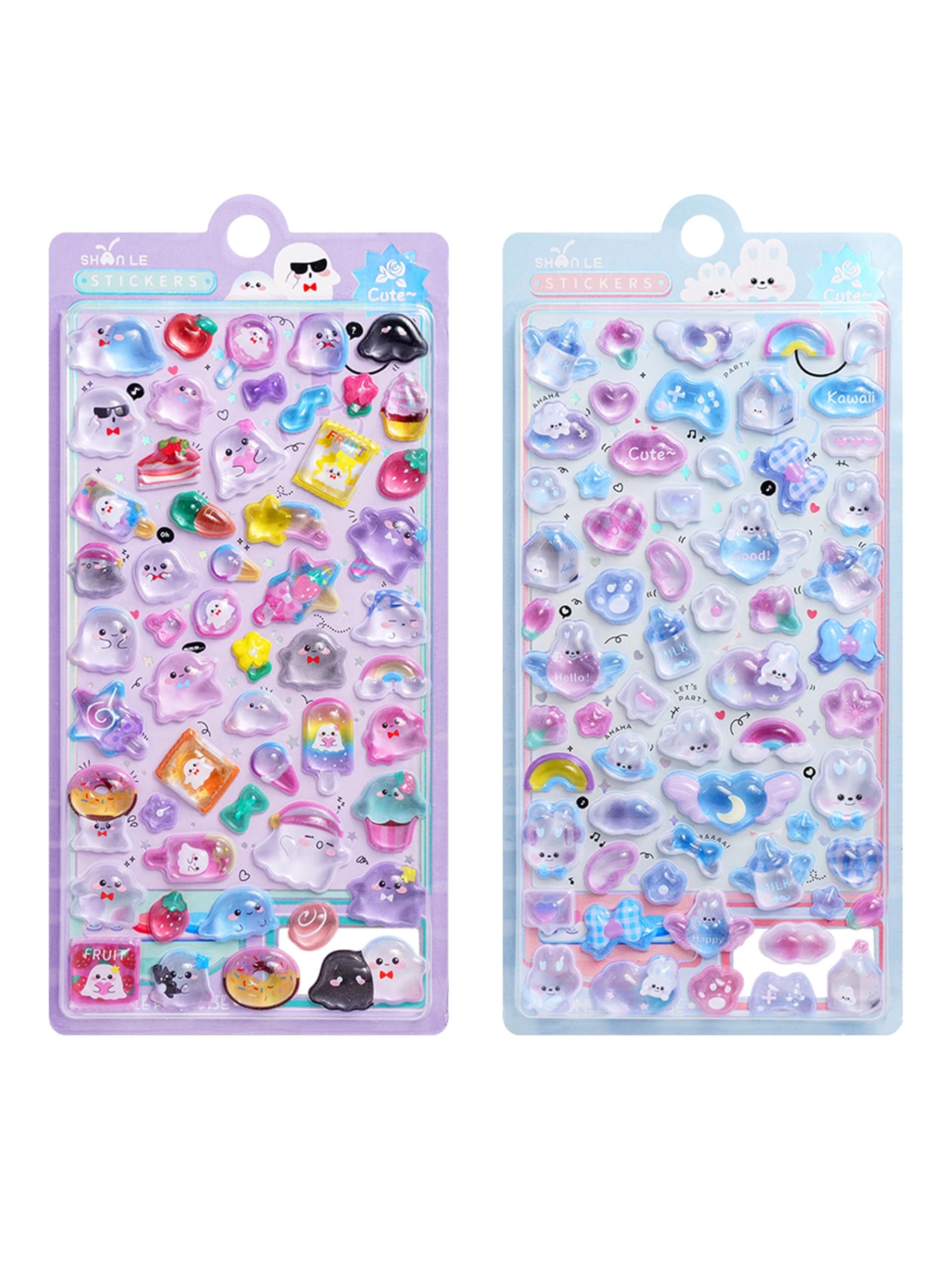 Amazon.co.jp: KRGNPLE 実店舗品質 2 枚入り シール ドロップ ぷっくり