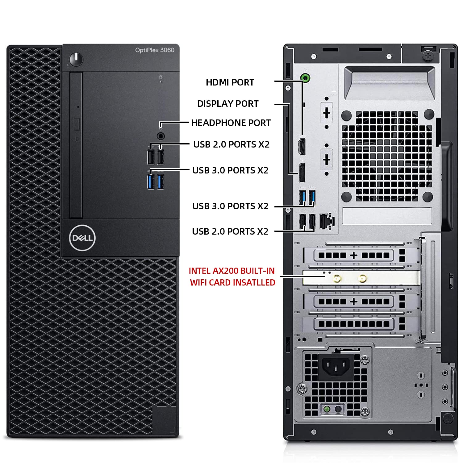 Amazon.com: Dell OptiPlex 3060 Tower Computers PC,Desktop