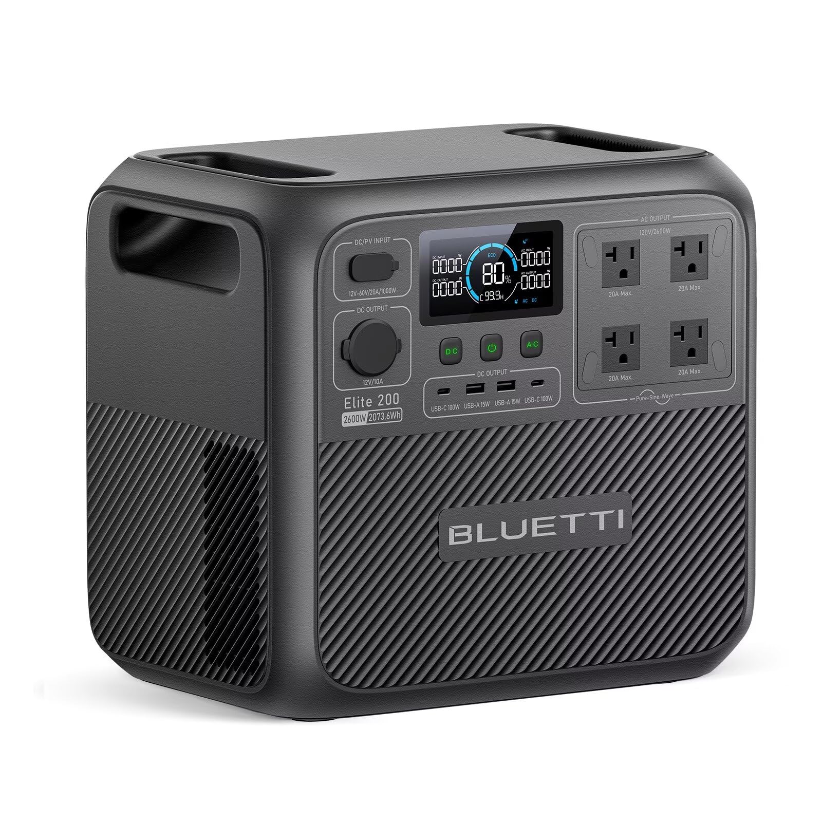 Amazon.com : BLUETTI Elite 200 V2 Portable Power Station, 2073.6Wh