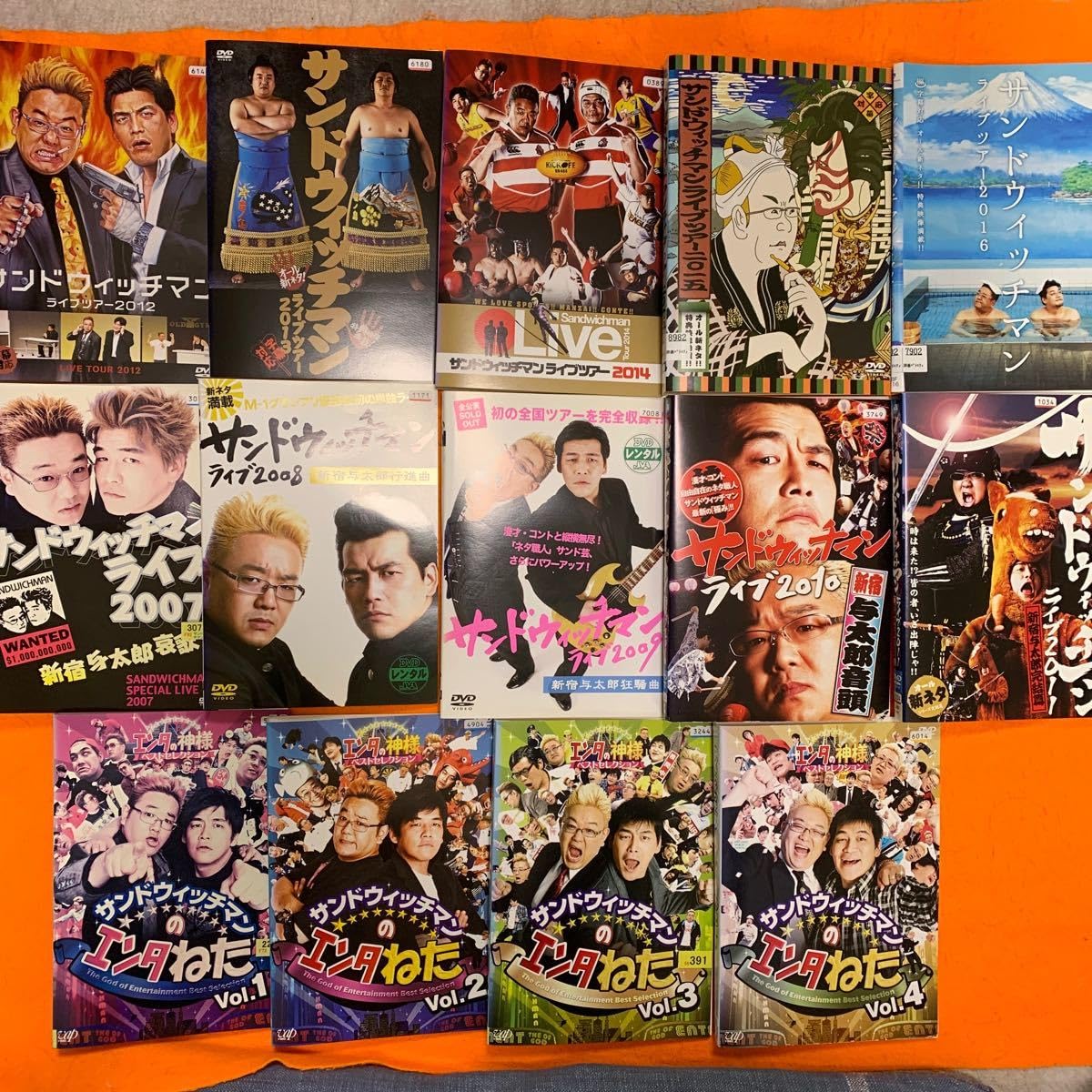 Amazon.co.jp: サンドウィッチマン ライブDVD 14枚セット エンタのネタ