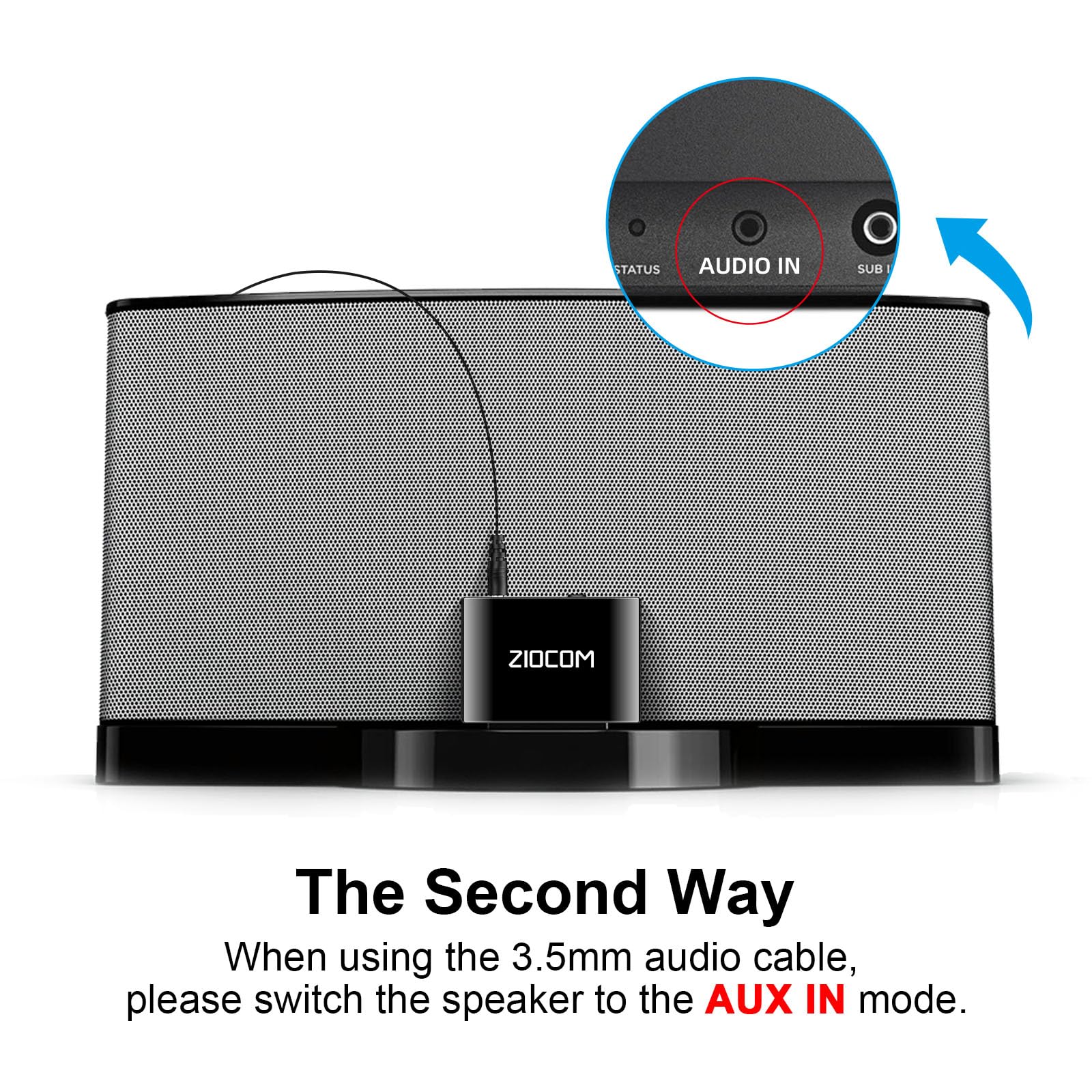 Amazon.co.jp: ZIOCOM 30ピンオーディオアダプター ボーズ・サウンド