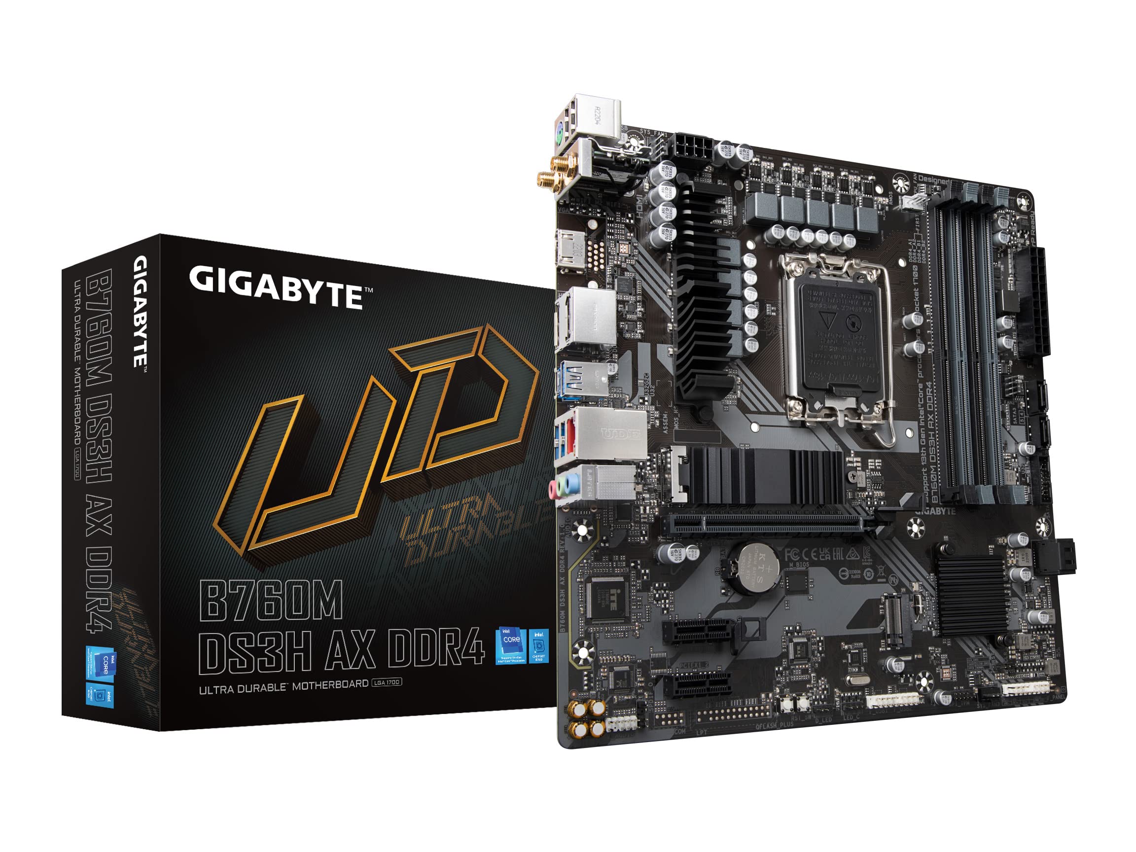 Amazon.com: GIGABYTE B760M DS3H AX DDR4 Intel LGA 1700 mATX