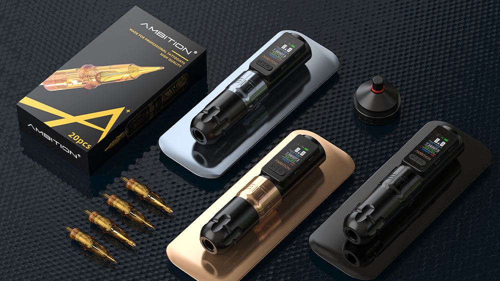 Amazon.com: Ambition Soldier Max Tattoo Machine Rotary Tattoo Gun