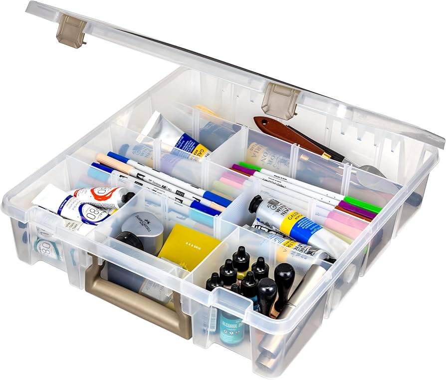 Amazon.com: ArtBin 9007AB Super Satchel with Removable Dividers