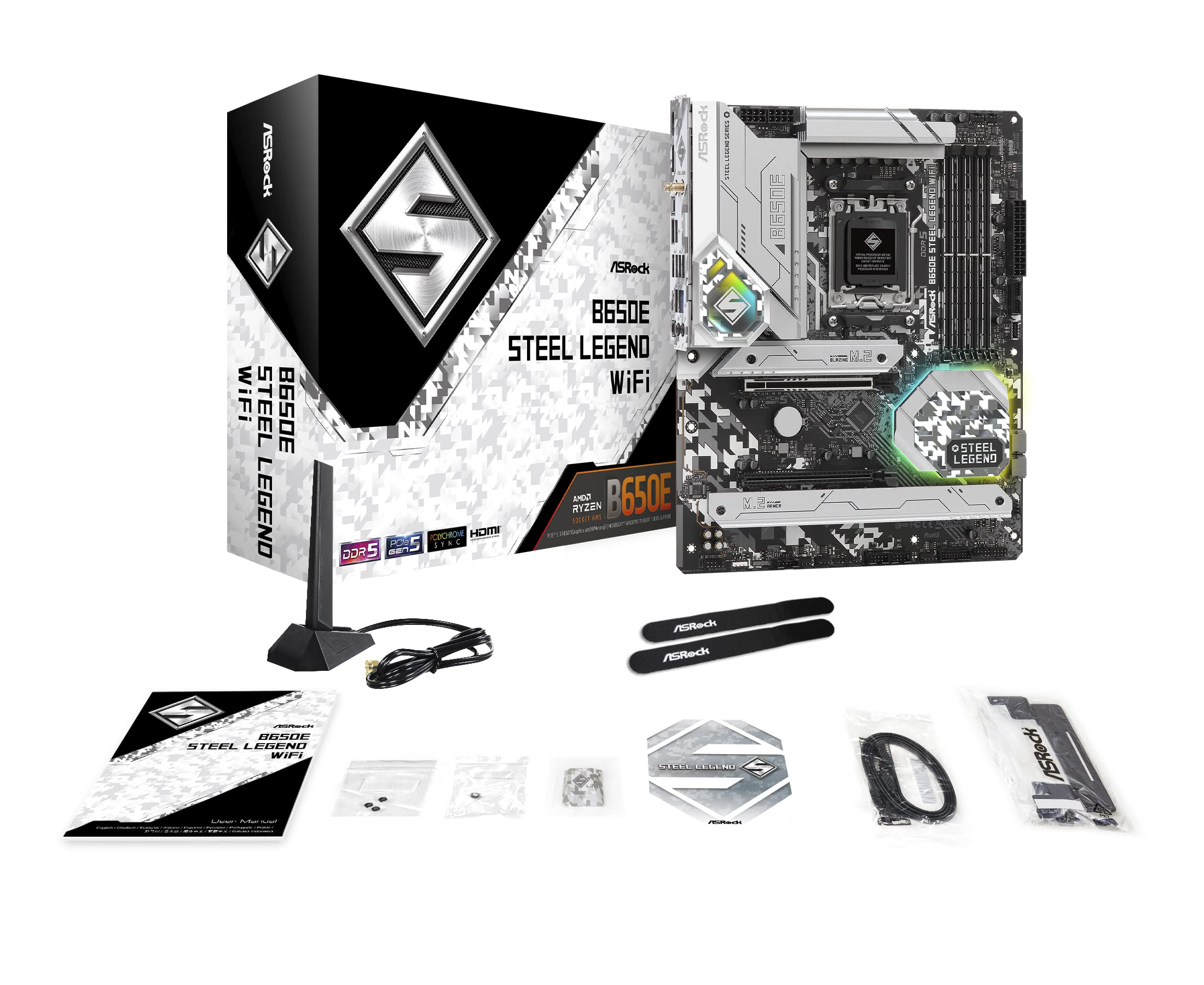 Amazon | ASRock マザーボード B650E Steel Legend WiFi AMD Ryzen