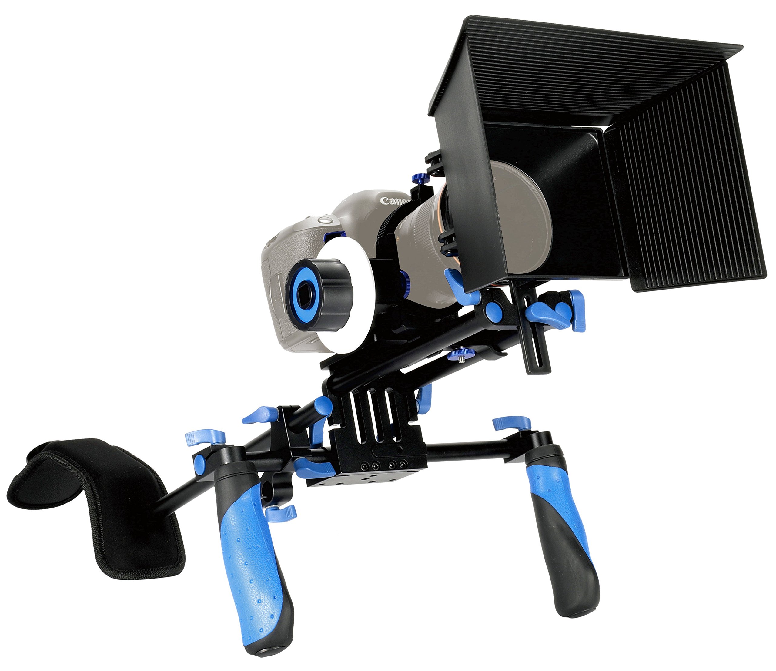 Morros DSLR Rig Movie Kit Shoulder Mount Rig with Follow Focus and
