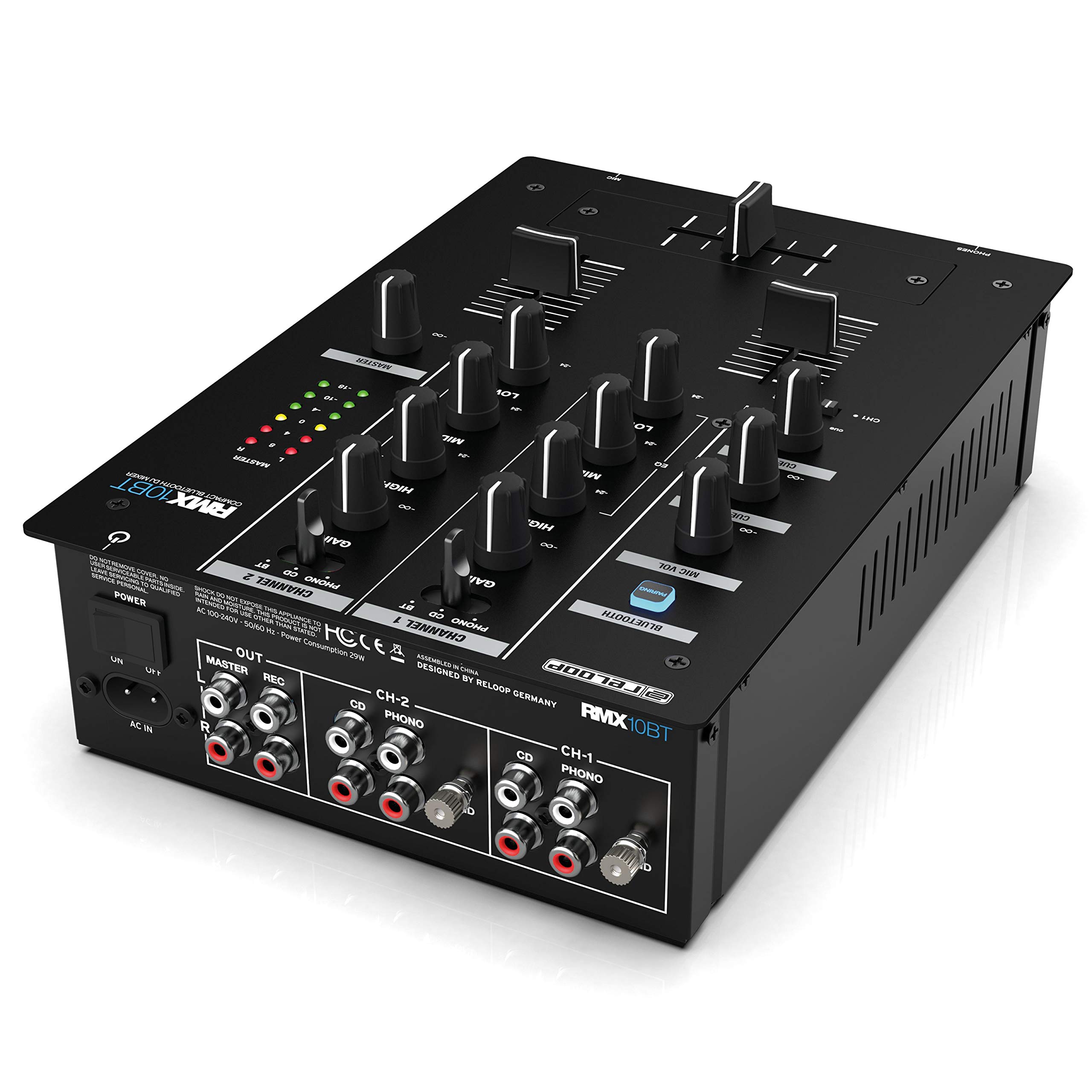 Amazon.com: Reloop Compact Bluetooth DJ Mixer (AMS-RMX-10BT