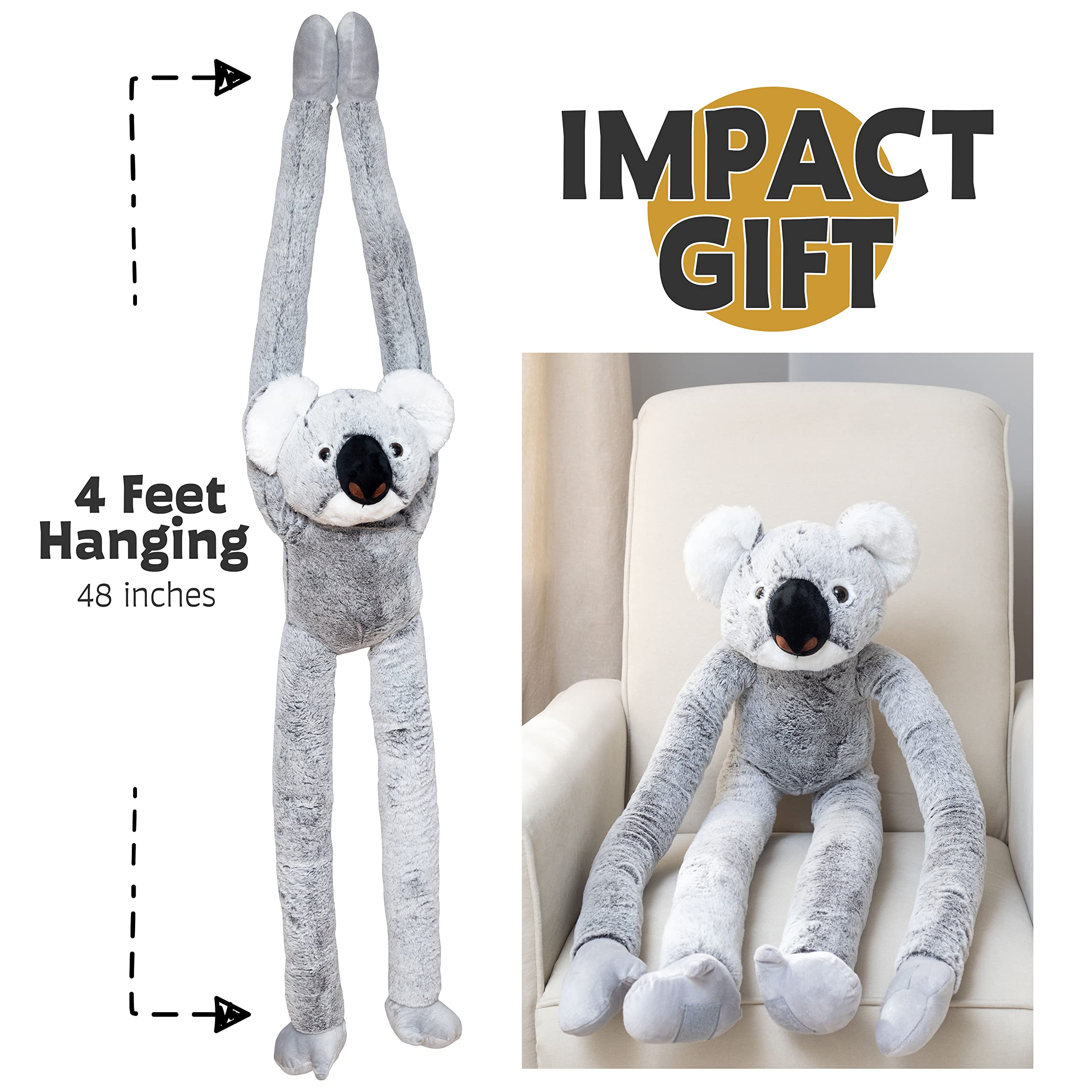 Amazon.co.jp: 巨大 4フィート 吊り下げ式コアラぬいぐるみ – ウルトラ