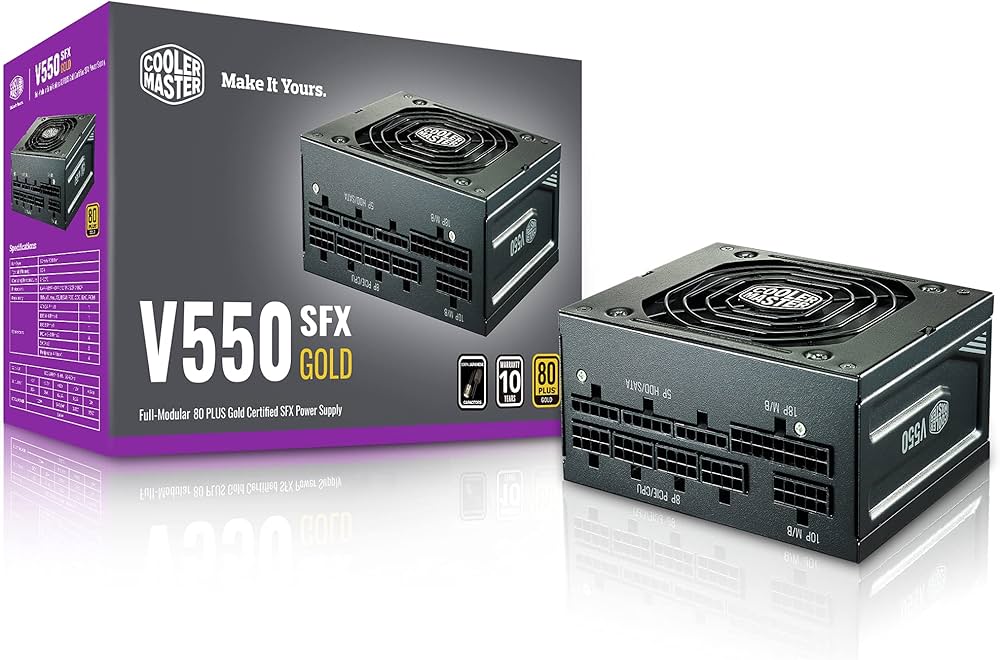 Amazon | Cooler Master V550 SFX ゴールドフルモジュール 550W 80+