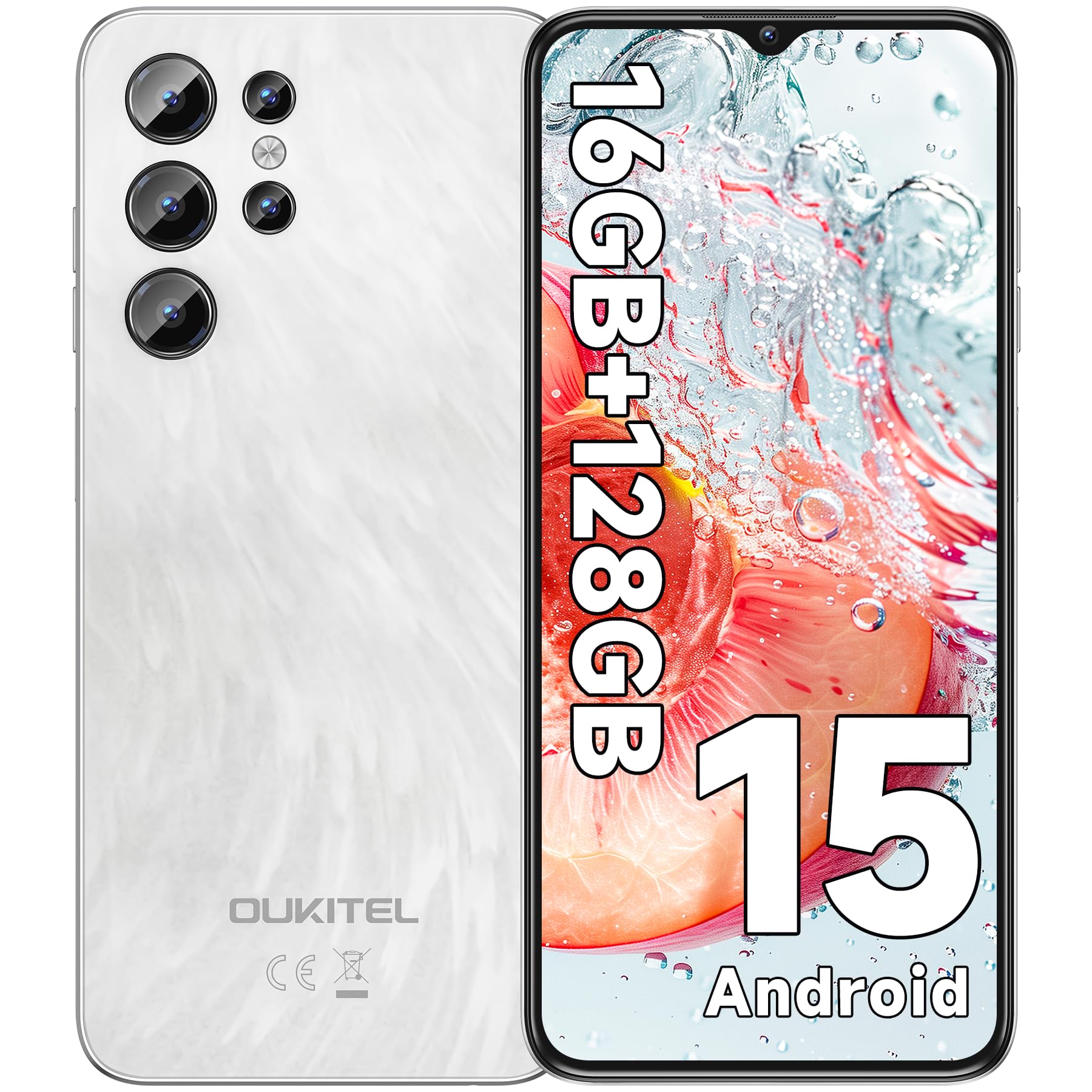 Amazon.com: OUKITEL C1 Android 15 Cell Phone Unlocked 2025-16GB+