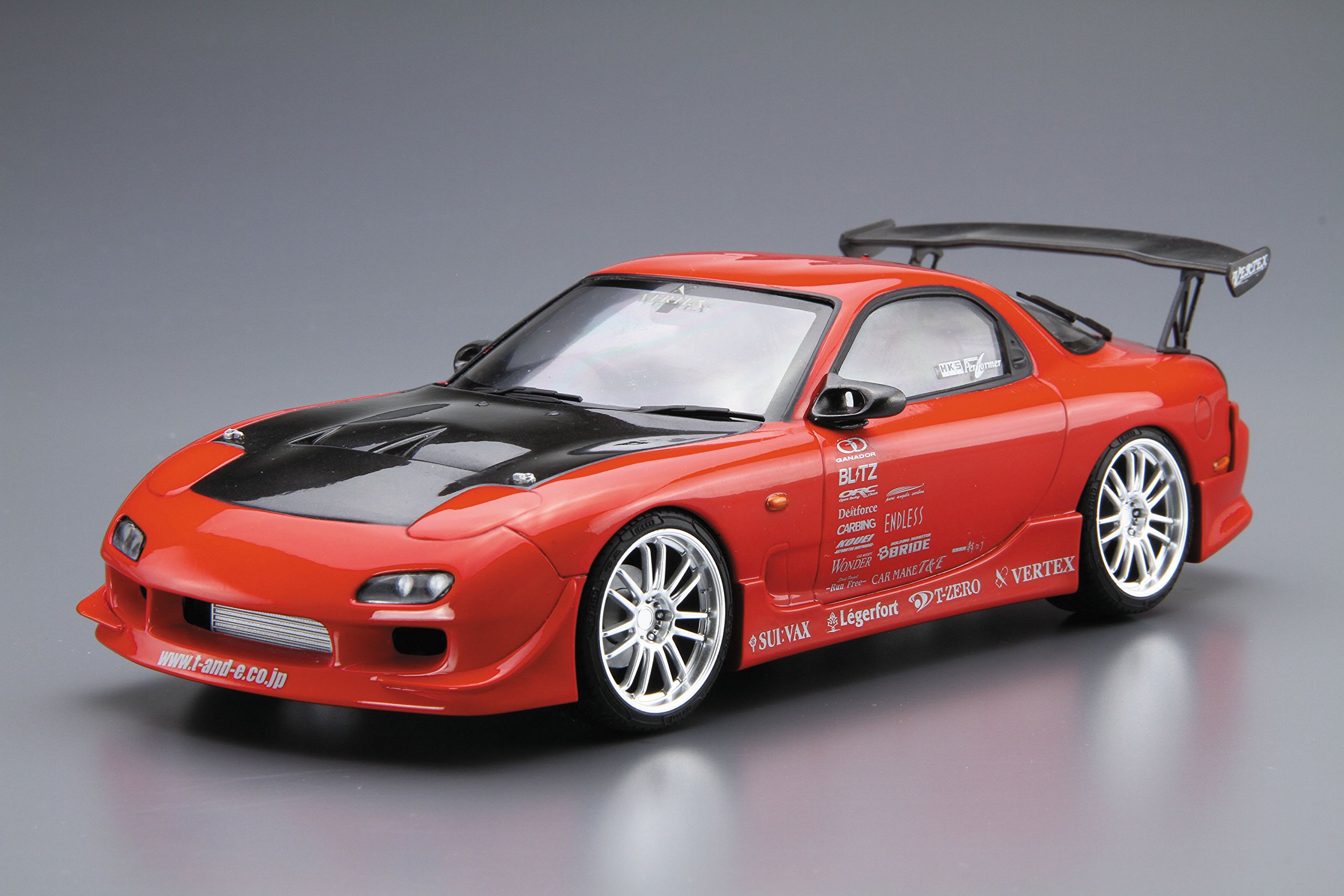Amazon.com: Vertex FD3S RX-7 '99 Mazda 1:24 Scale Model Kit : Arts