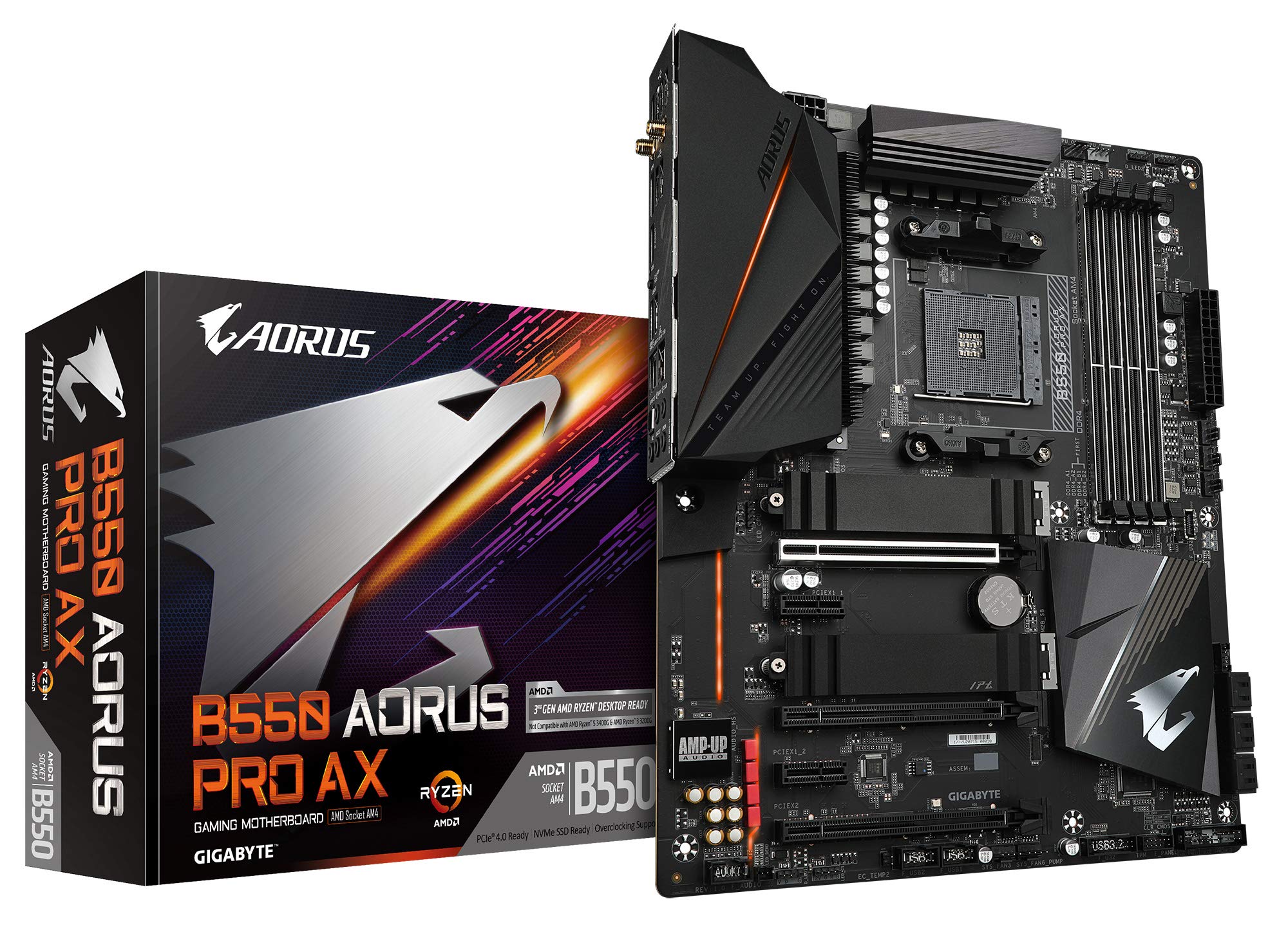 Amazon.co.jp: 日本ギガバイト B550 AORUS PRO AX マザーボード ATX