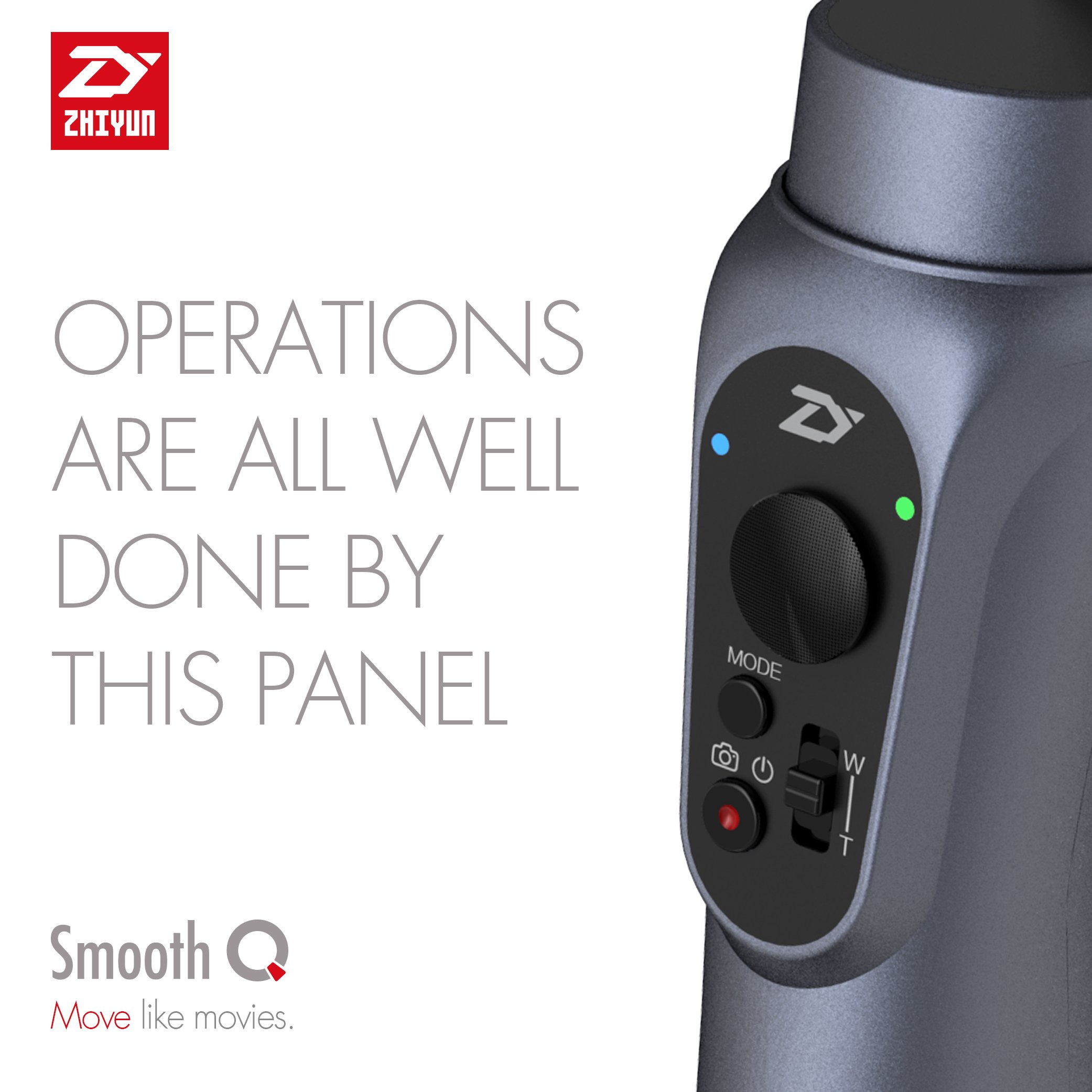 Amazon.co.jp: Zhiyun Smooth Q 3軸ハンドヘルドジンバル