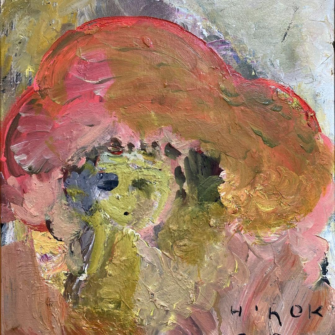 Amazon.co.jp: 真作保証織田広喜「少女」油彩6号 直筆サイン 二科会