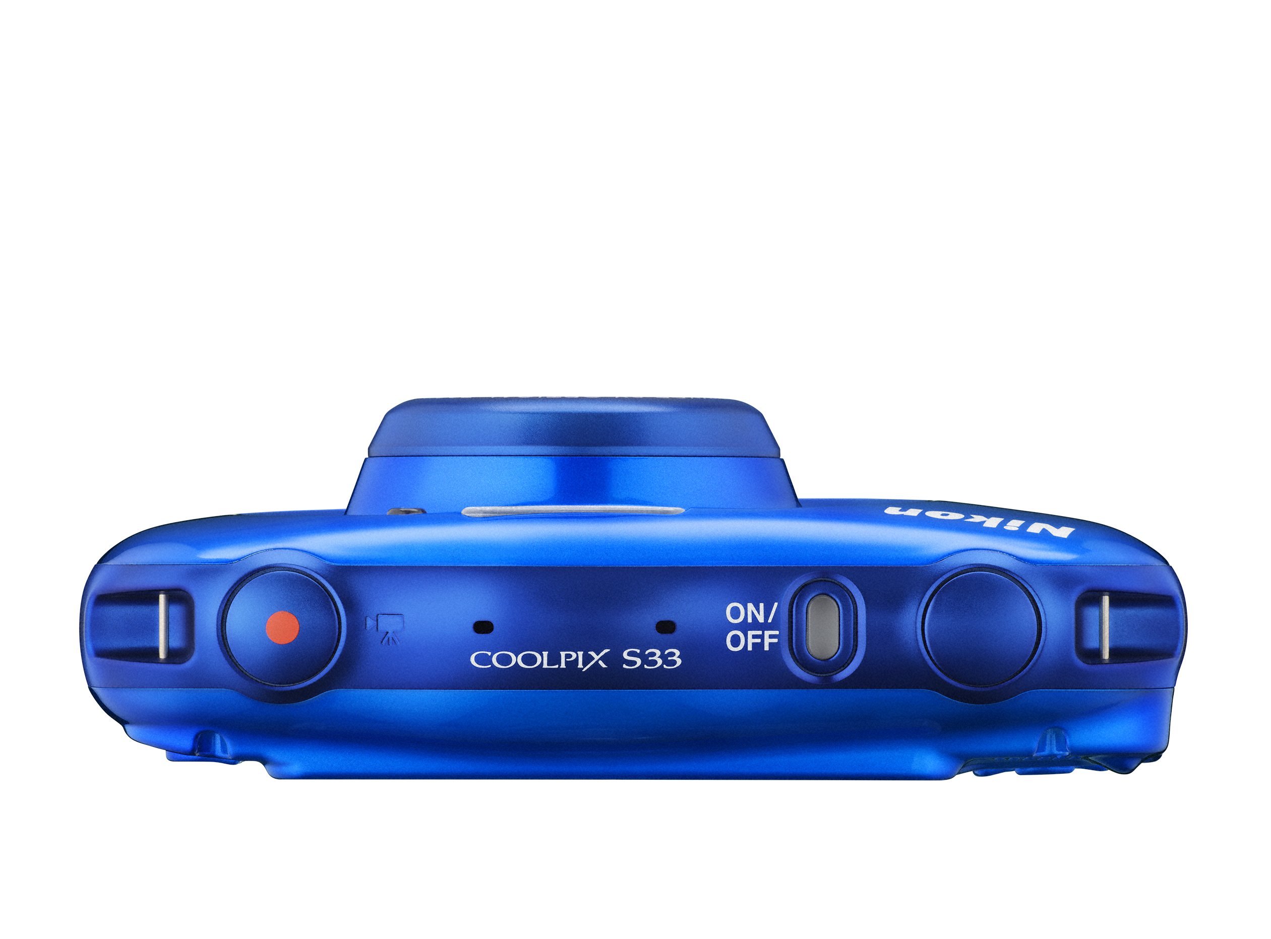 Amazon | Nikon デジタルカメラ S33 防水 1317万画素 S33 ブルー S33BL