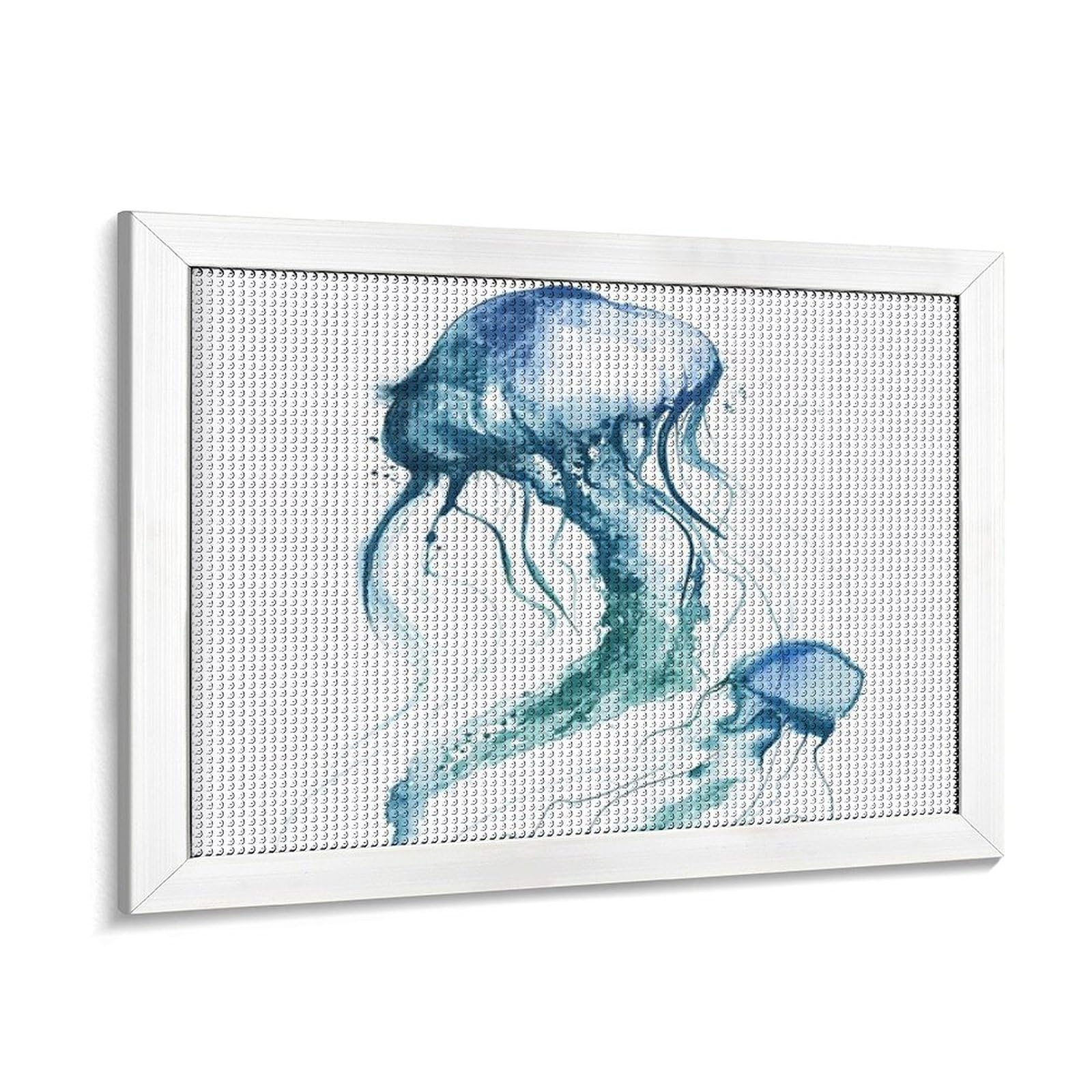 Amazon | ダイヤモンドアート クラゲ 水彩 ダイヤモンド刺繍 全面貼り
