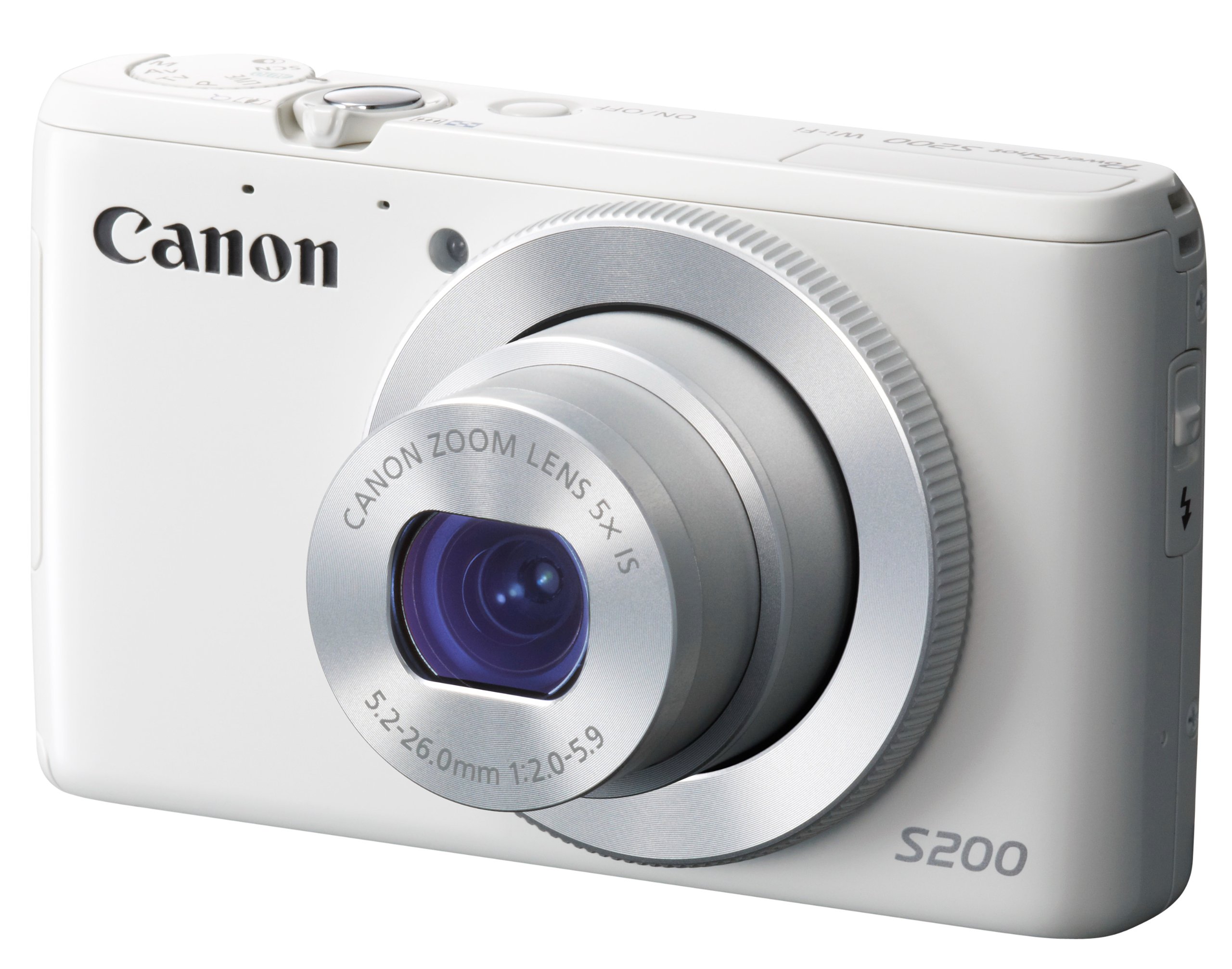 Amazon | Canon デジタルカメラ PowerShot S200(ホワイト) F値2.0 広角