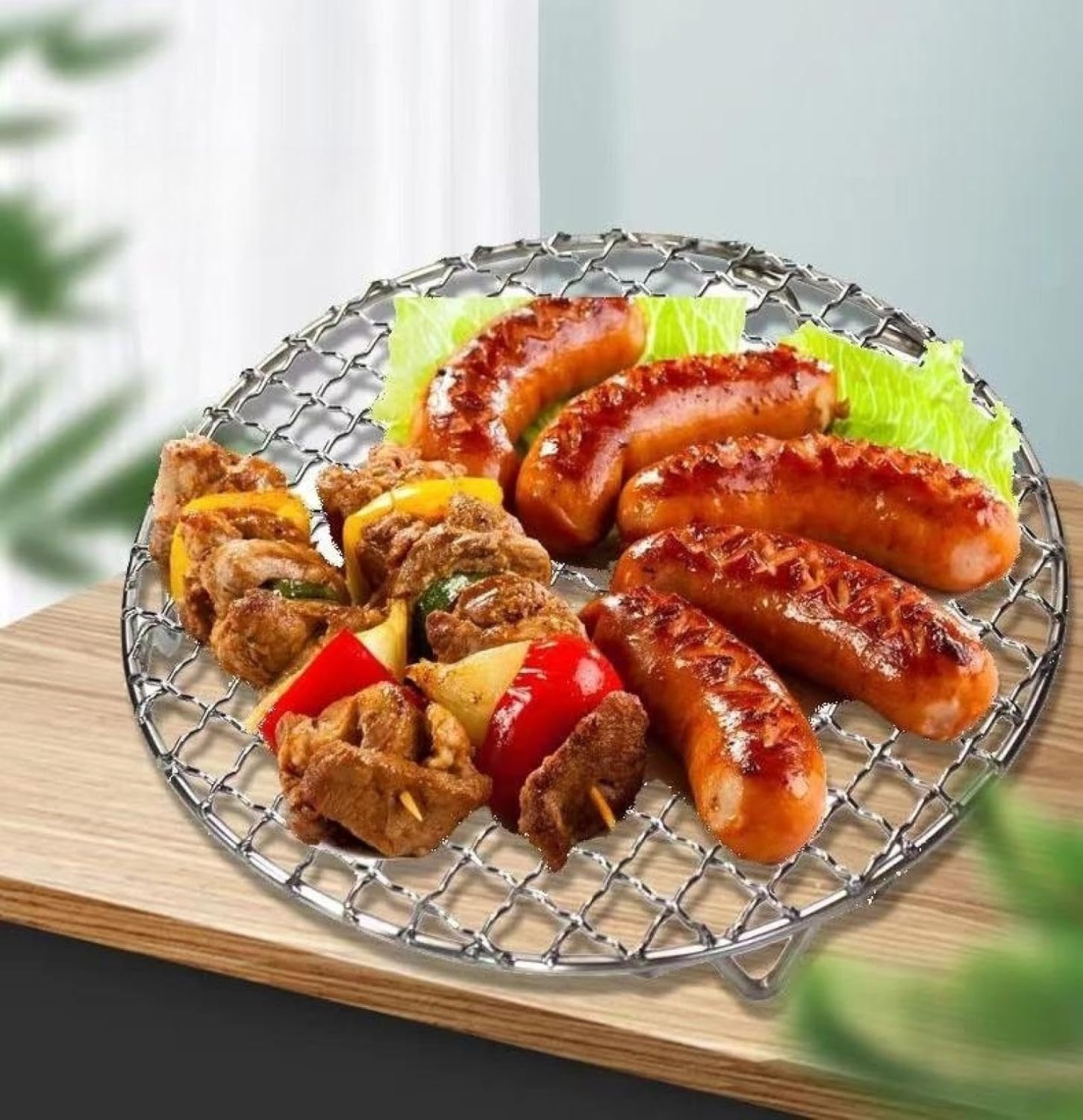 10枚 新品 280㎜ ステンレス クリンプ 焼き網 バーベキュー イワタニ