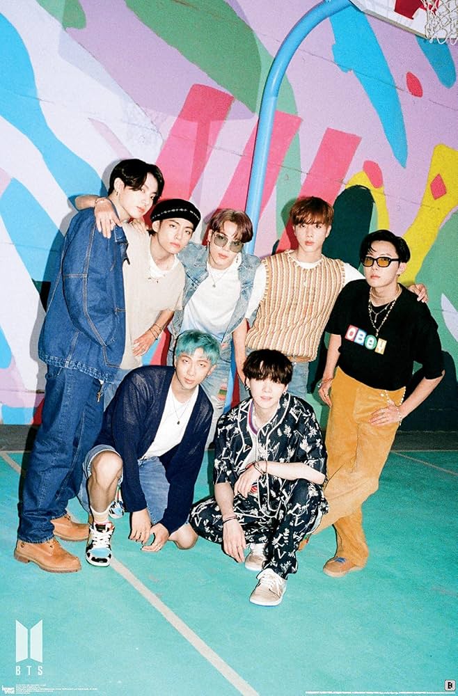 Amazon.co.jp: Trends International BTS-BE: Dynamite-Court ウォール