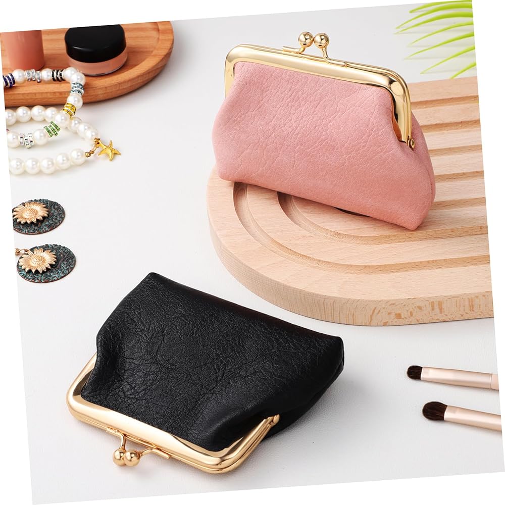 Amazon.com: FRCOLOR 2pcs Mini Wallet Coin Bag Women Pu Leather