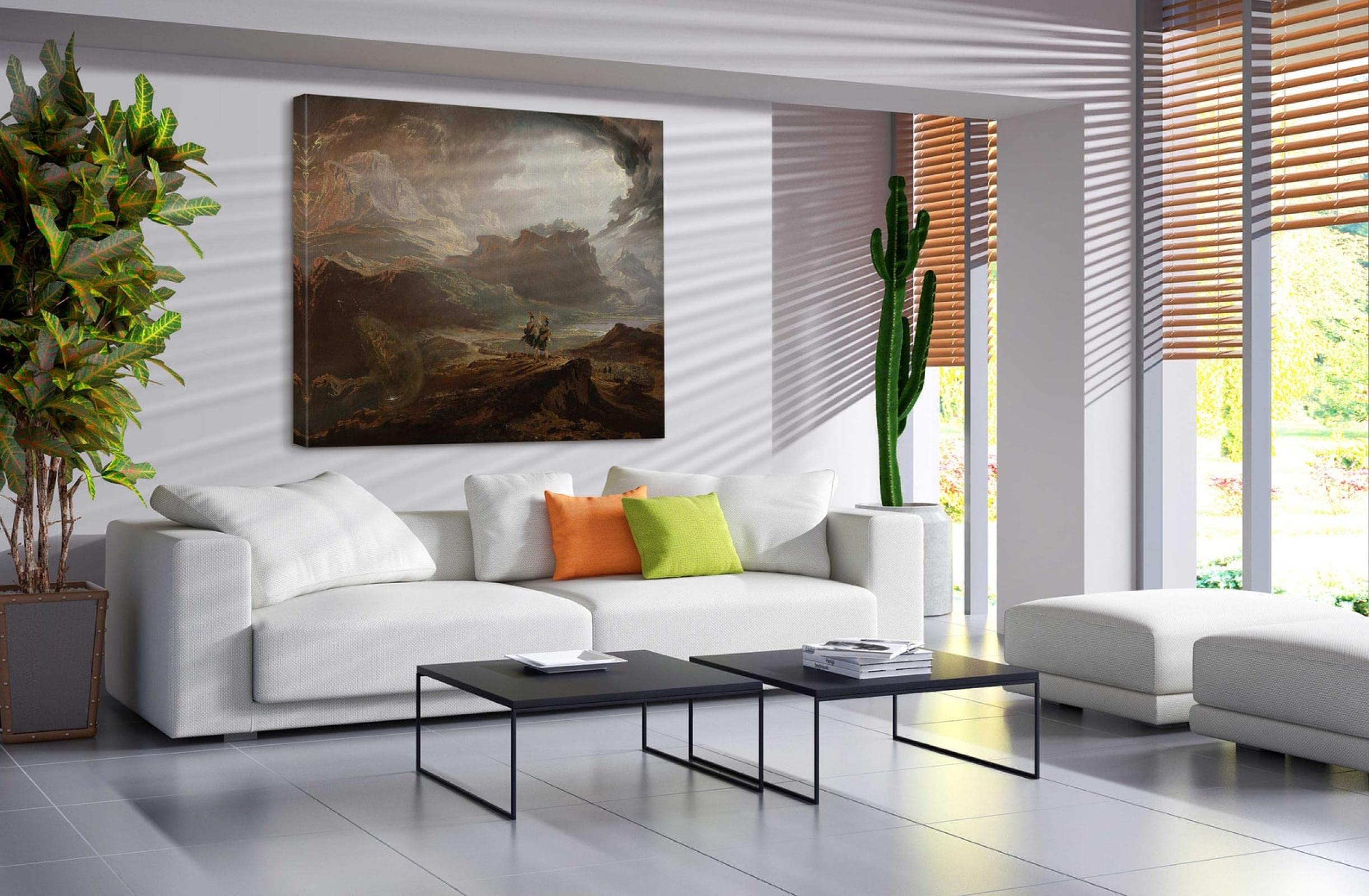 Amazon.co.jp: 現代装飾画 - ジョン・マーティンのマクベス - け写真