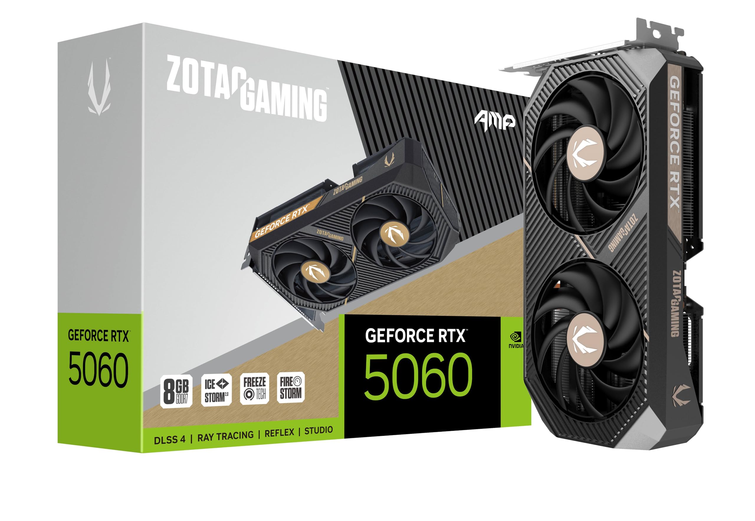 Amazon | ZOTAC Gaming GeForce RTX 5060 AMP DLSS 4 8GB GDDR7 128