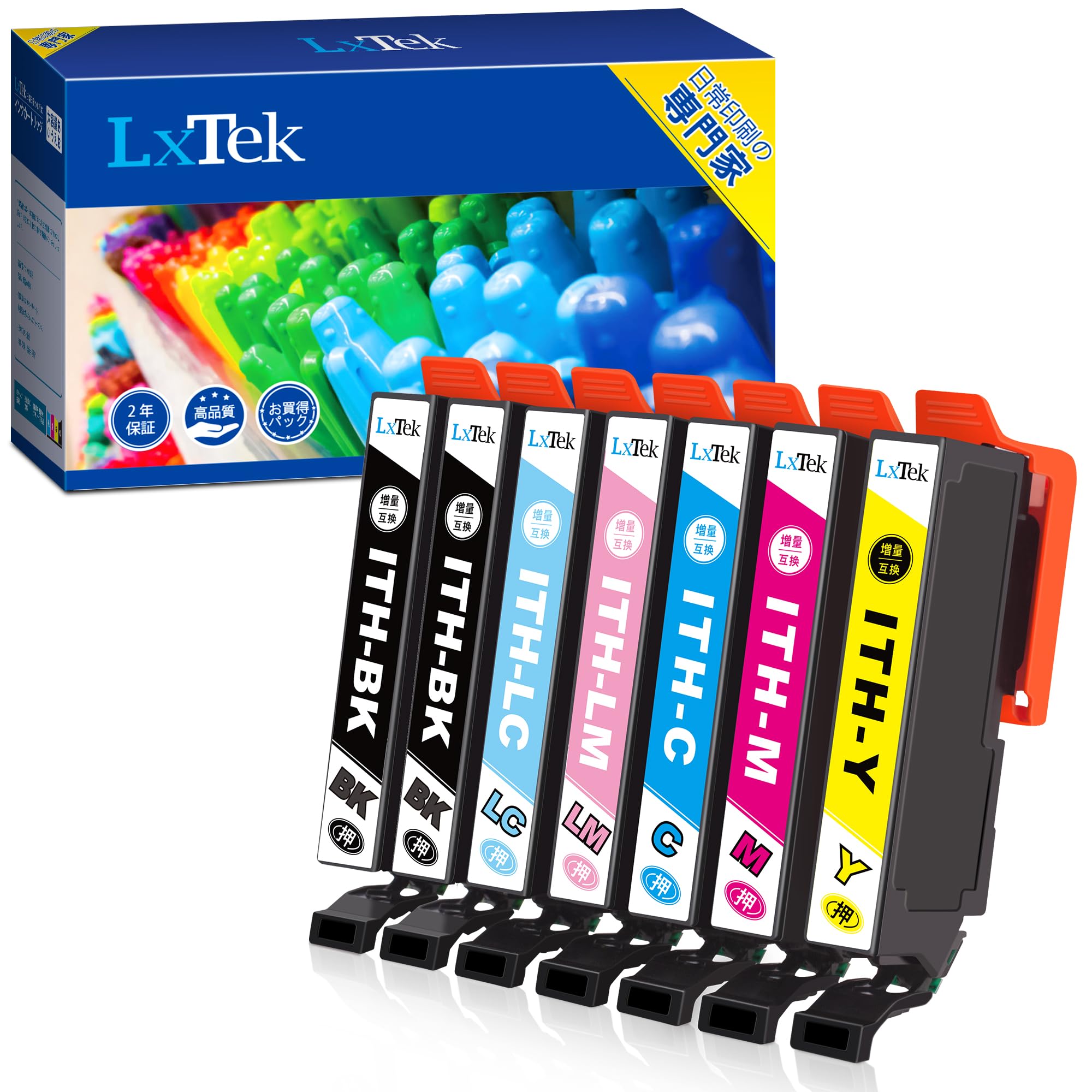 Amazon.co.jp: LxTek ITH-6CL エプソン用 イチョウ インク ITH-6CL 6色
