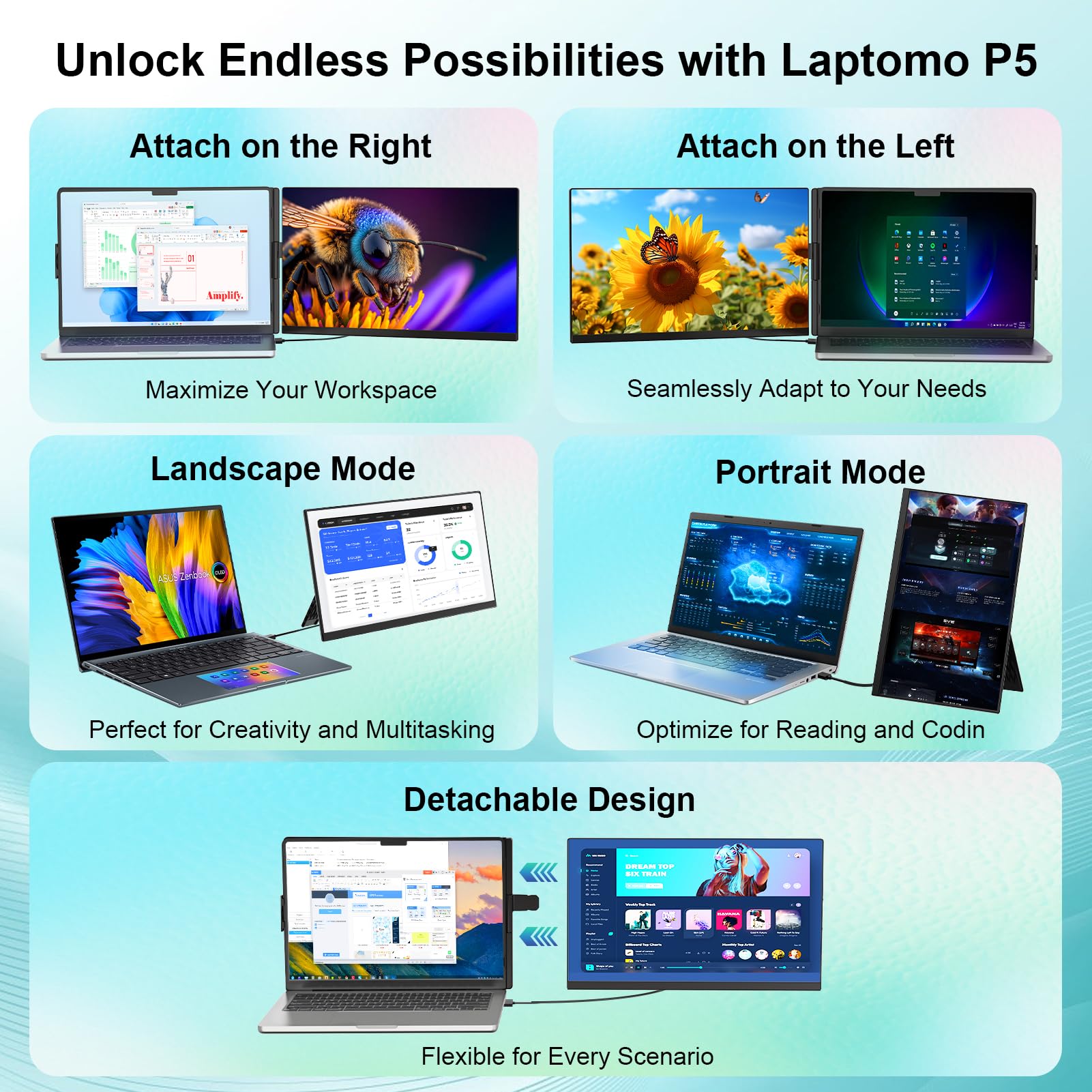 Amazon.co.jp: デュアルディスプレイ ダブルモニター トリプルモニター