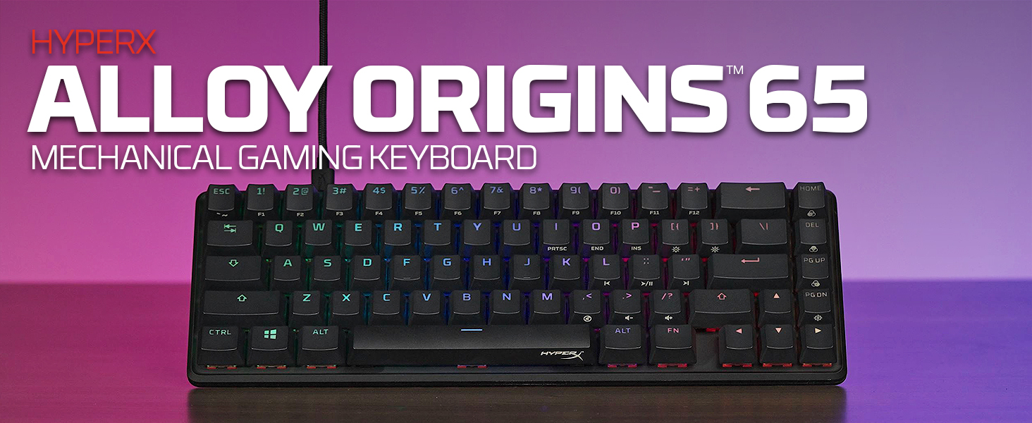 Amazon.com: HyperX Alloy Origins 65 - Mechanical Gaming Keyboard