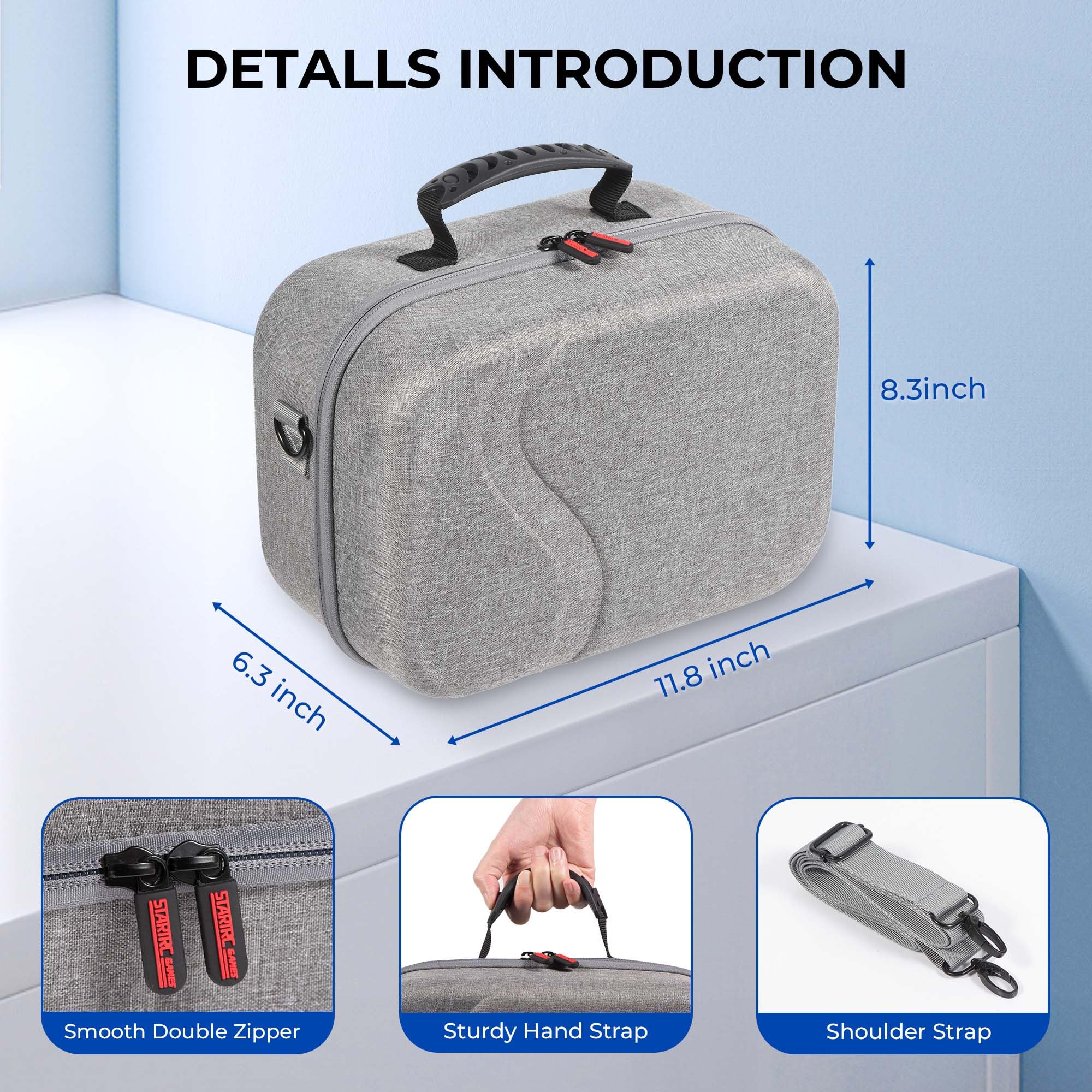 Amazon | Meta Quest 3 対応 収納ケース キャリングケース 大容量 保護