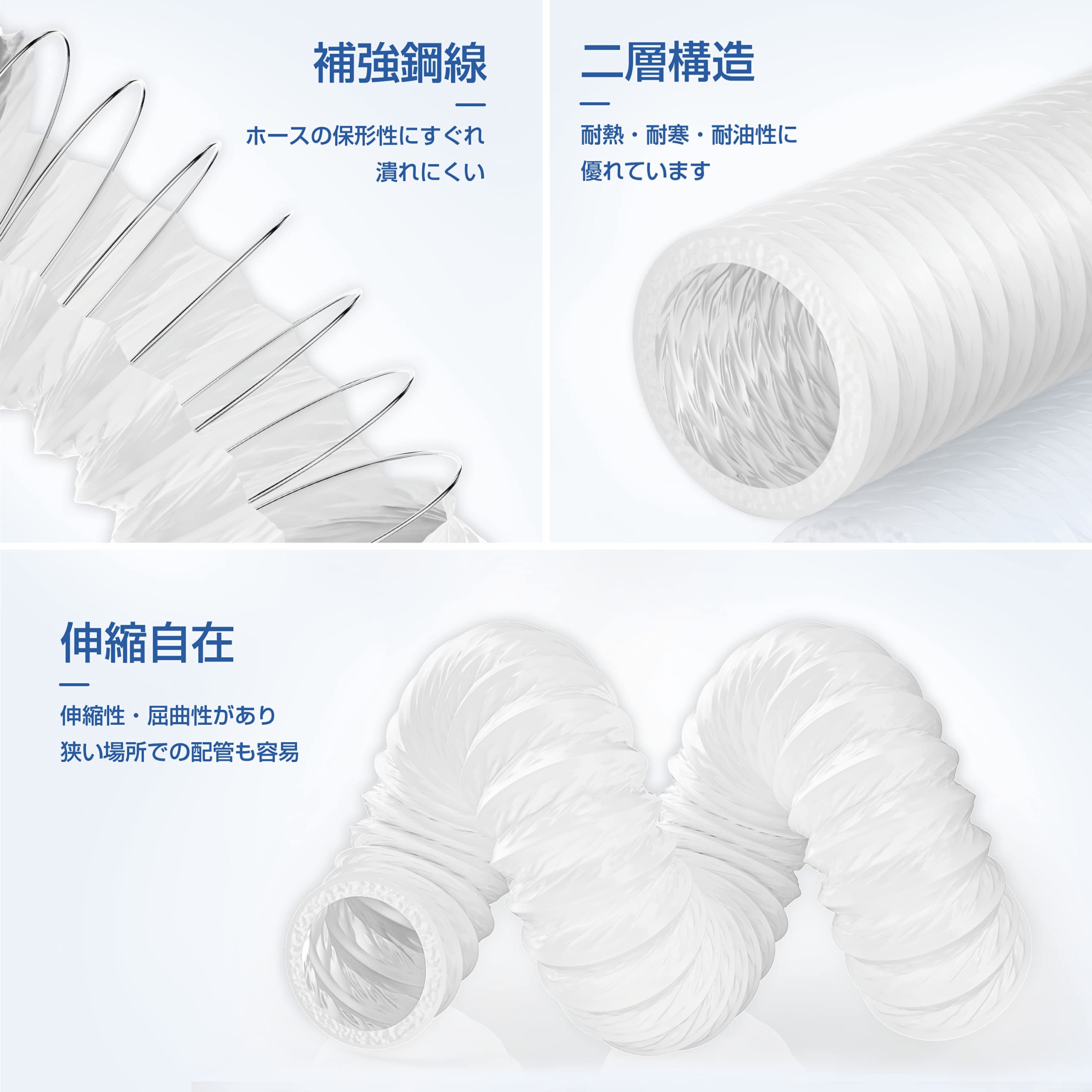 Amazon.co.jp: 【在庫処理】Hon&Guan ダクトファン セット 150mm