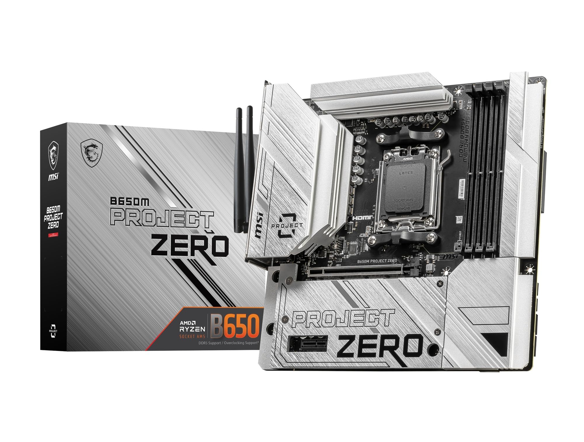 Amazon.co.jp: MSI B650M PROJECT ZERO バックコネクトデザイン採用