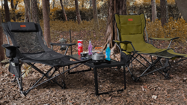 Amazon.co.jp: DesertFox リクライニングチェア キャンプ椅子 単品