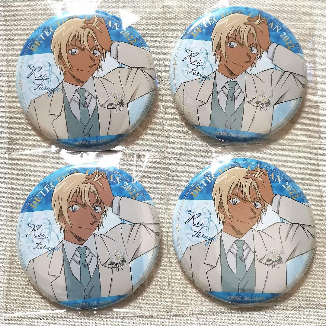 名探偵コナン 缶バッジ 安室透 ヘッドフォン 名探偵コナン 缶バッジ