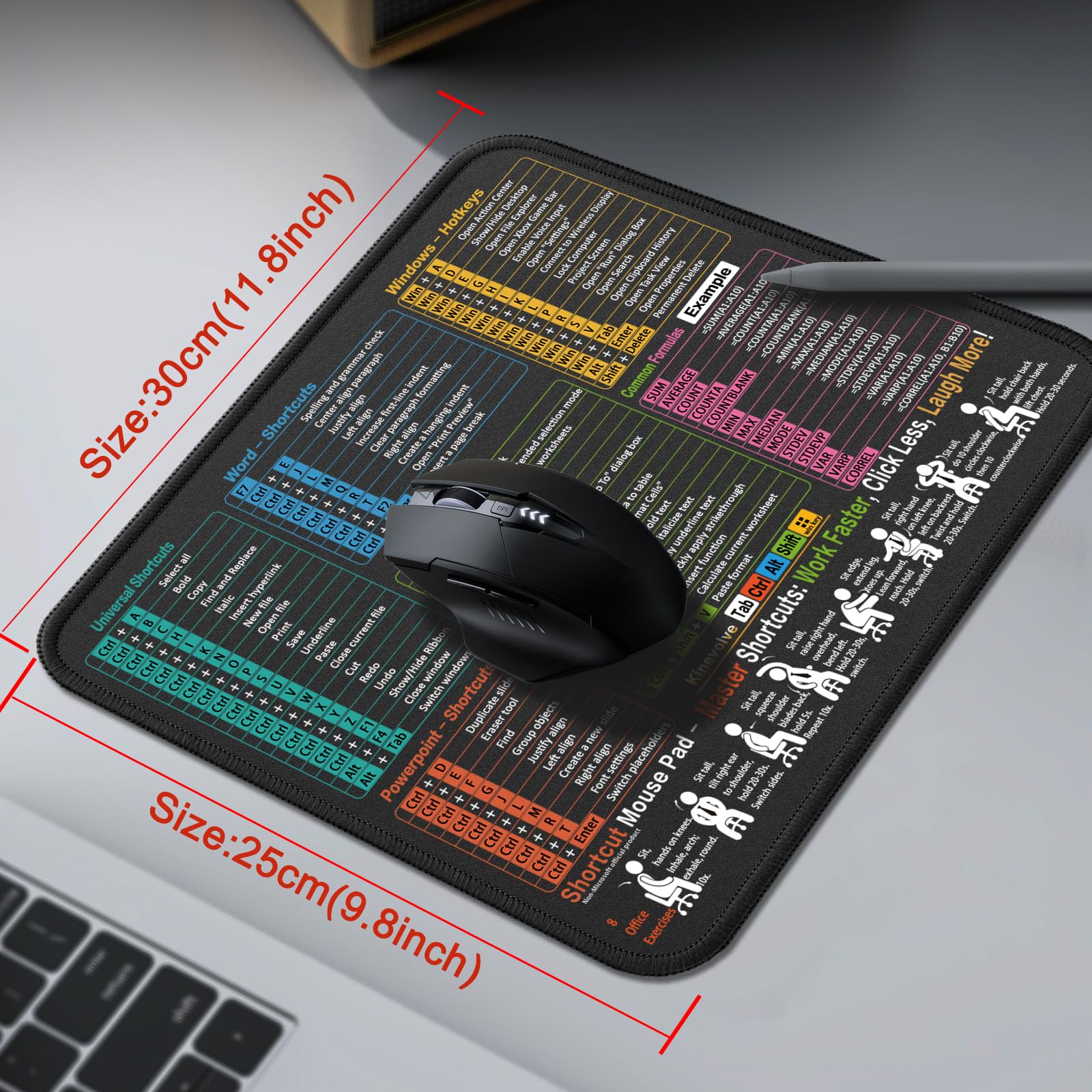 Amazon.com: Kinevolve Mouse Pad for Excel/Word/PowerPoint/Windows