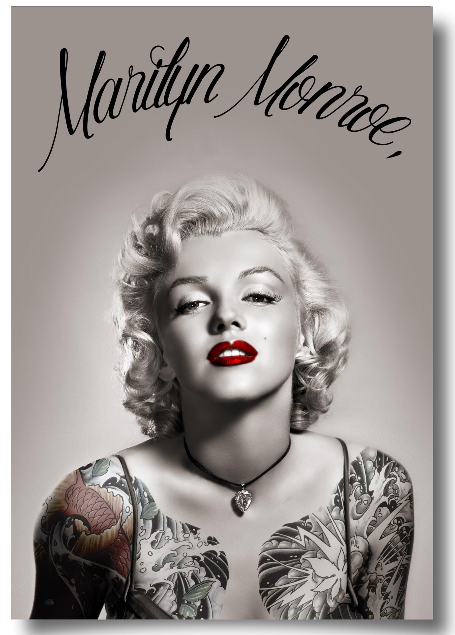 Amazon.co.jp: モマリリンモンロー 和彫 ポップアート 合成 モダン