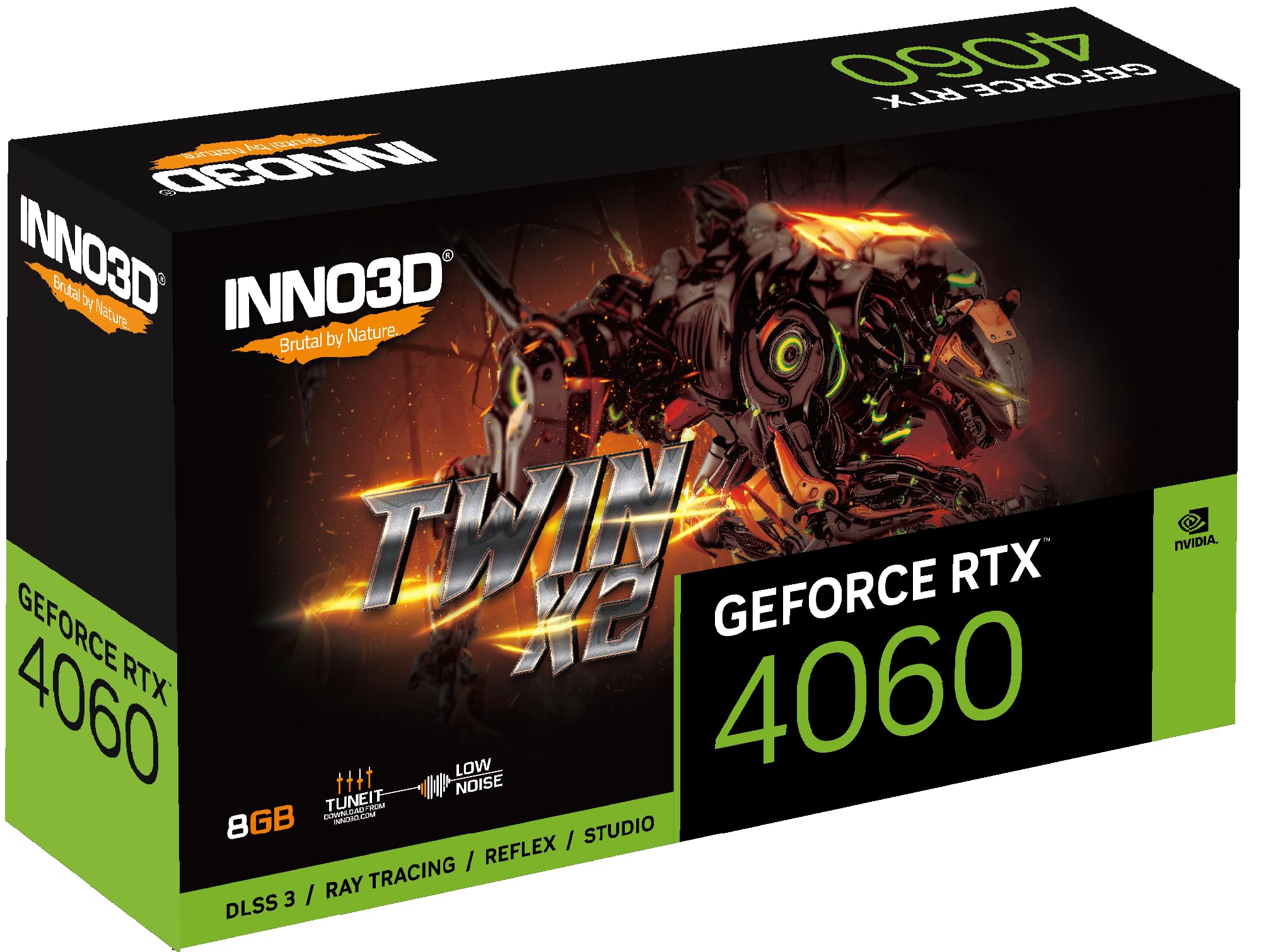 Amazon | Inno3D GeForce RTX 4060 Twin X2 8GB GDDR6 ゲーミング